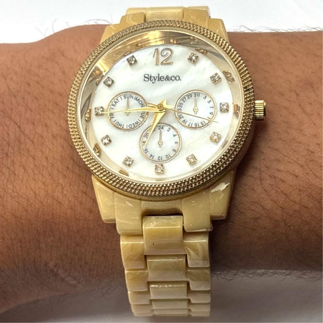 Other Gold Style & Co Men's Watch Size ONE SIZE - 1 Thumbnail