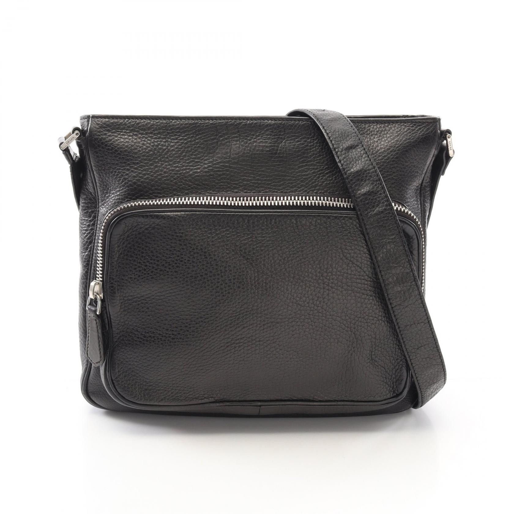 Prada Prada Prada Leather Shoulder Bag Leather Shoulder Bag DUTY FREE for USA Size ONE SIZE - 1 Thumbnail