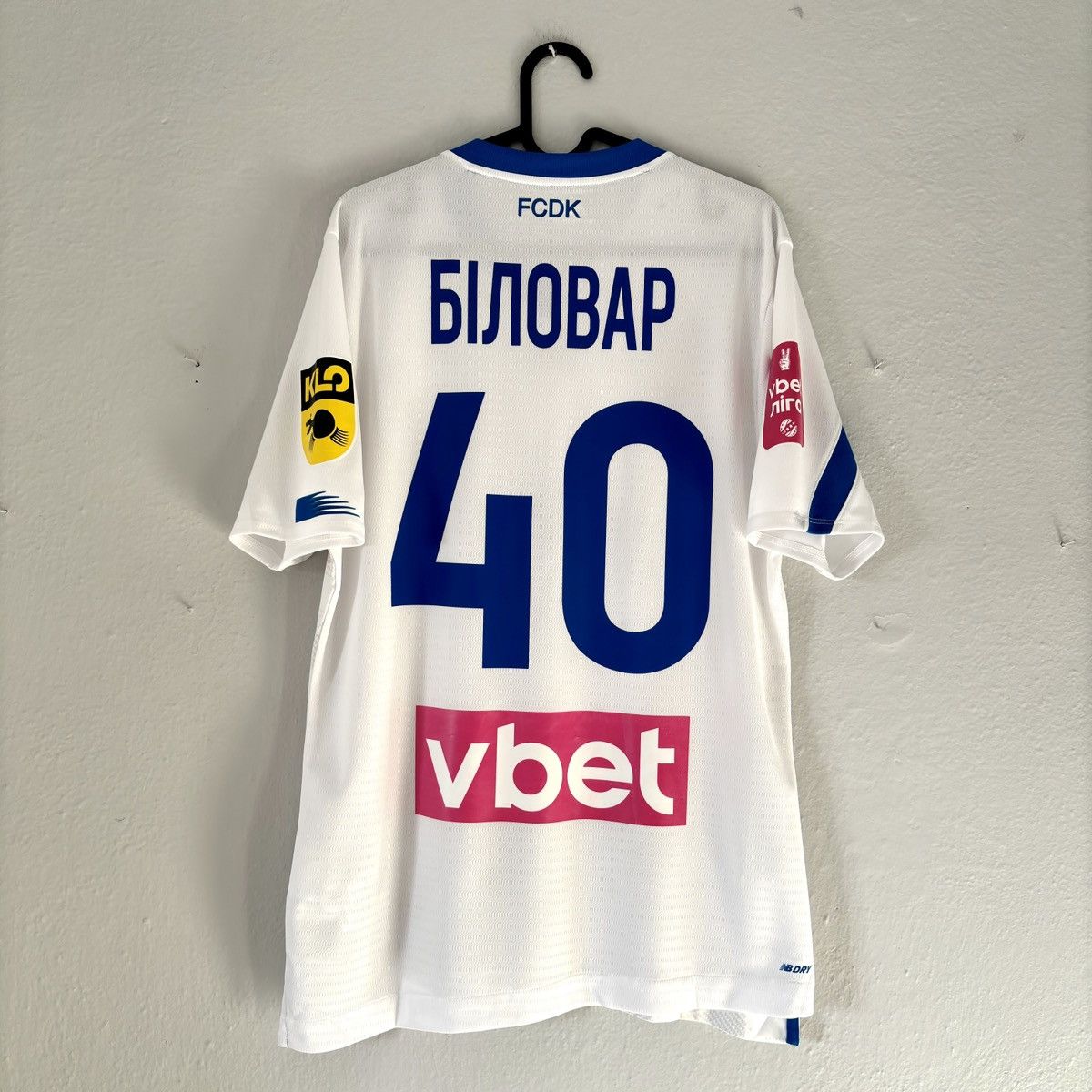 New Balance 2023 2024 Dynamo Kyiv GAME ISSUE New Balance Soccer Jersey Size US L / EU 52-54 / 3 - 8 Thumbnail