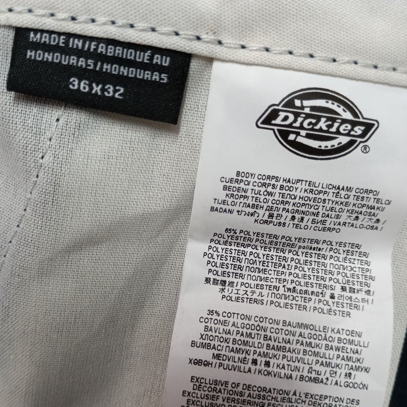 Dickies Dickies 874 Work Pants Men's 36x32 Flex Blue Original Fit Size US 36 / EU 52 - 5 Thumbnail