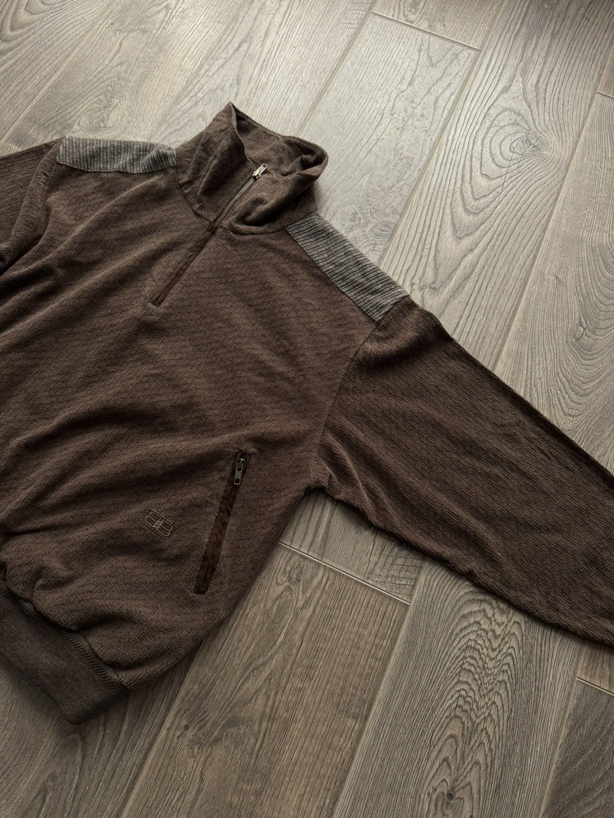 Balenciaga Vintage 90s Balenciaga Sports Paris Velor Jacket Size US M / EU 48-50 / 2 - 4 Thumbnail