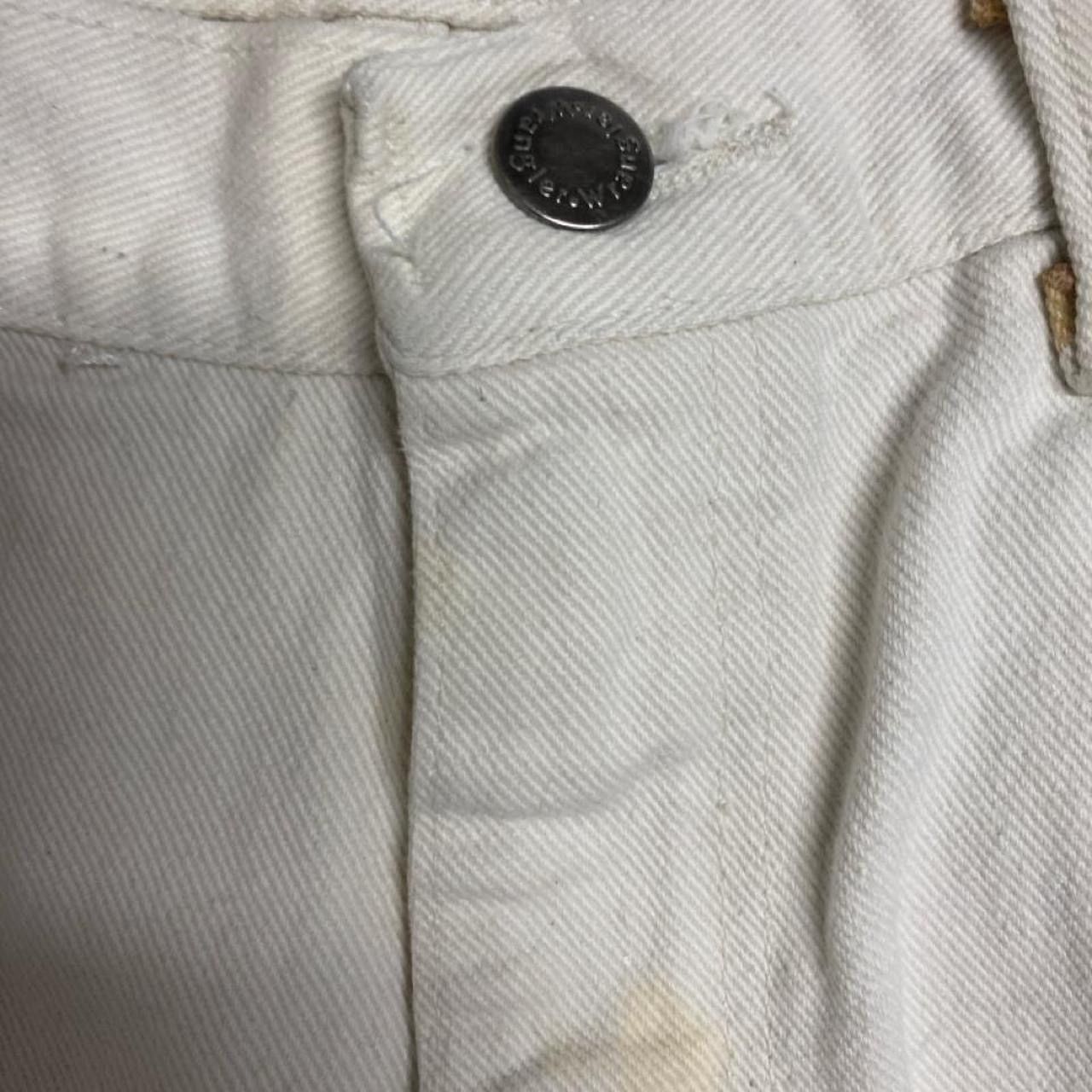 Wrangler Vintage cream canvas wrangler denim shorts Size US 34 / EU 50 - 4 Thumbnail