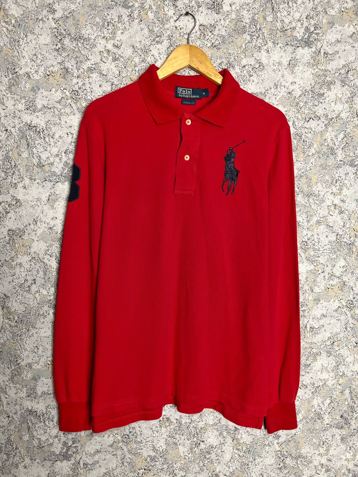 Polo Ralph Lauren Vintage Polo Ralph Lauren Rugby Long Sleeve Y2K Big Pony Size US M / EU 48-50 / 2 - 1 Thumbnail