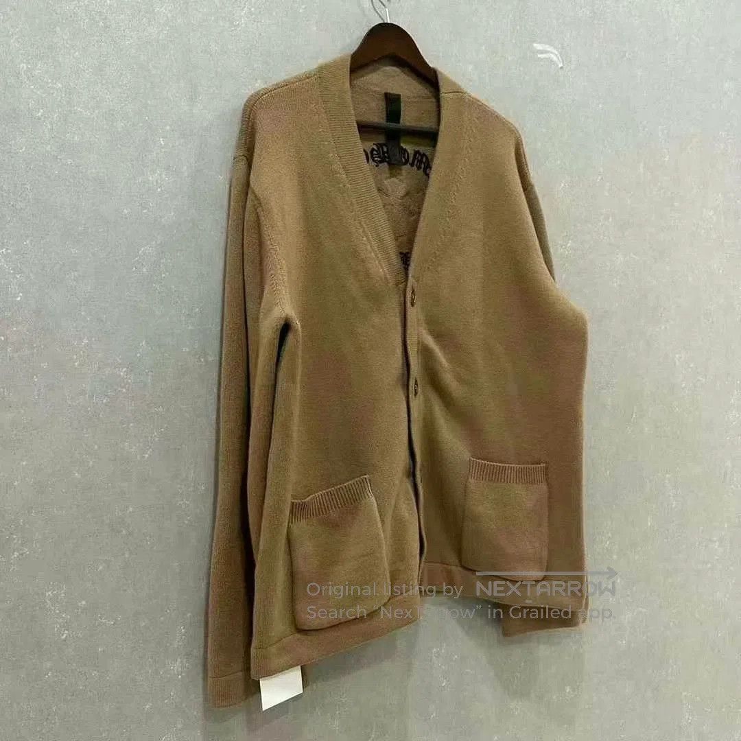 Chrome Hearts chrome hearts cross knit cardigan in beige. Size US XL / EU 56 / 4 - 3 Thumbnail