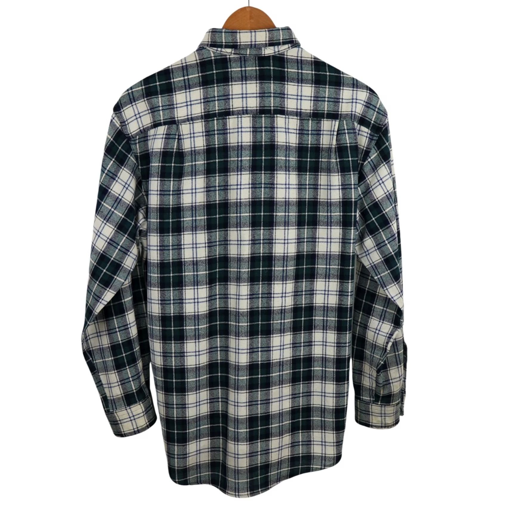 Pendleton Vtg Pendleton Wool Flannel Shadow Plaid Ombre Lodge Outdoor Shirt Mens Small Size US S / EU 44-46 / 1 - 4 Thumbnail