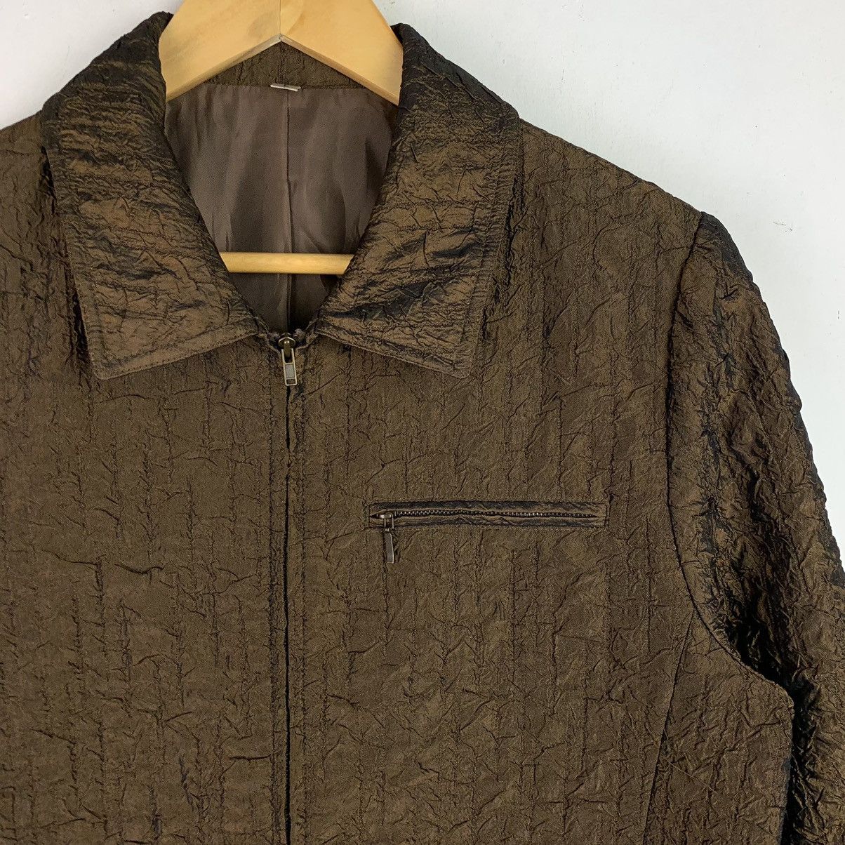 Designer × Japanese Brand × Vintage Vintage Bronze Textured Blazer Jacket Size US L / EU 52-54 / 3 - 3 Thumbnail