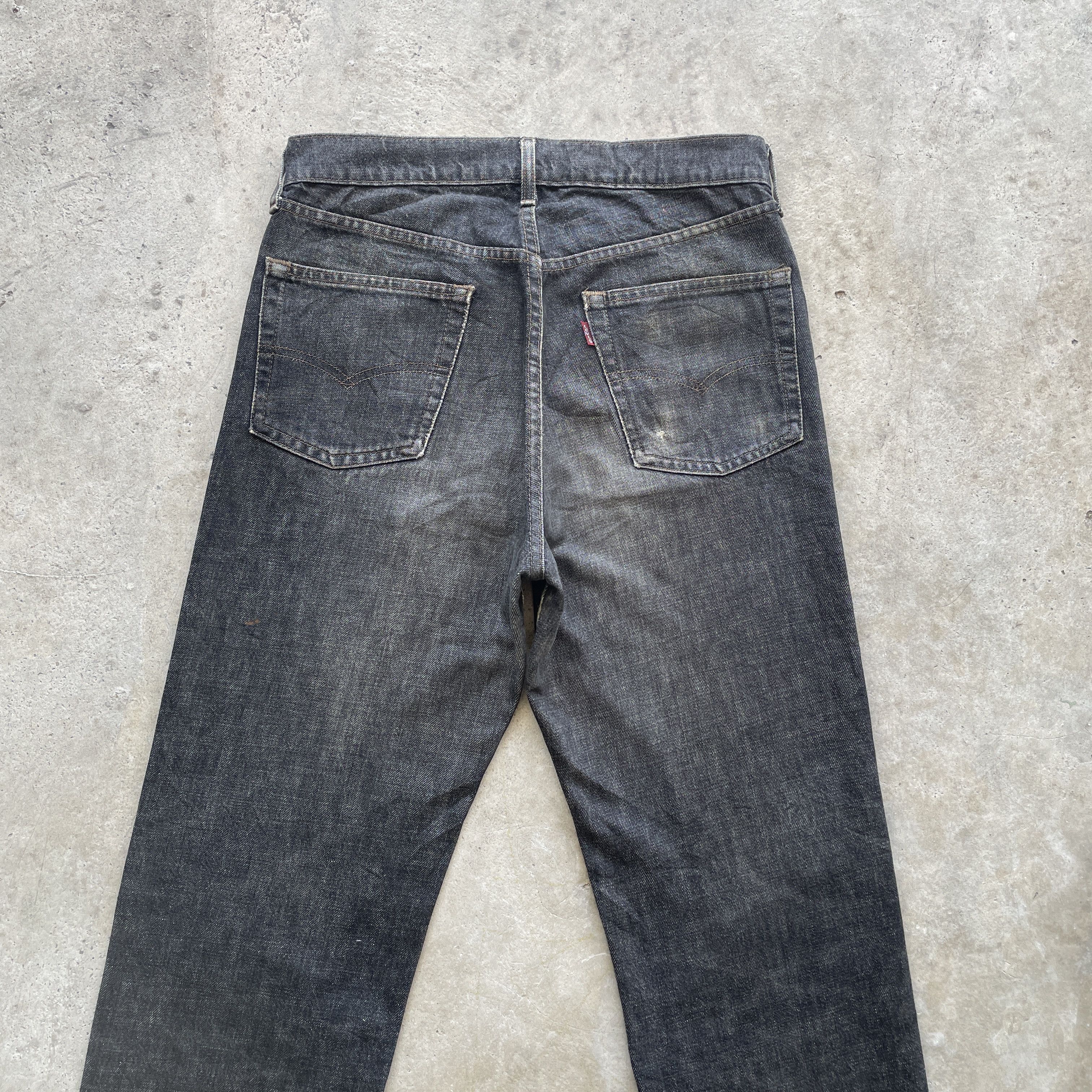 Levi's × Vintage VINTAGE LEVIS DISTRESSED JEANS BLACK FADED DENIM PANTS W31 Size US 31 - 11 Thumbnail