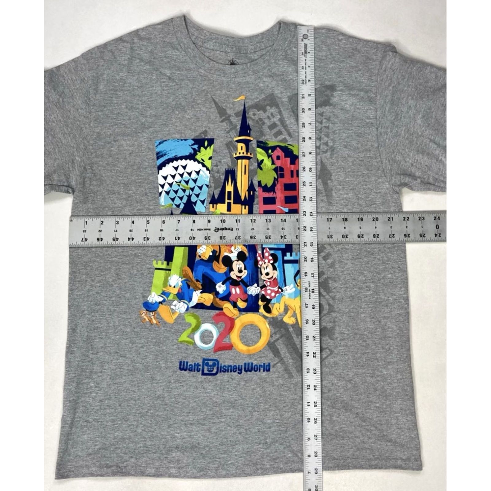 Disney VINTAGE Disney Mickey Mouse Graphic T-shirt Men Large Gray Short Sleeve Size US L / EU 52-54 / 3 - 5 Thumbnail