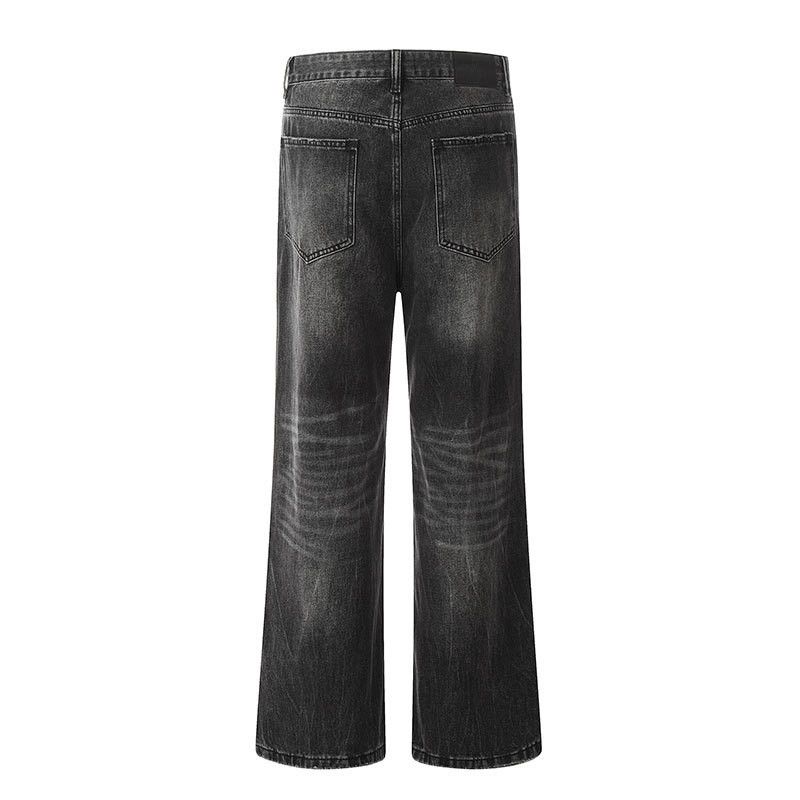 Vintage High street washed straight leg retro cleanfit flared jeans Size US 32 / EU 48 - 2 Thumbnail
