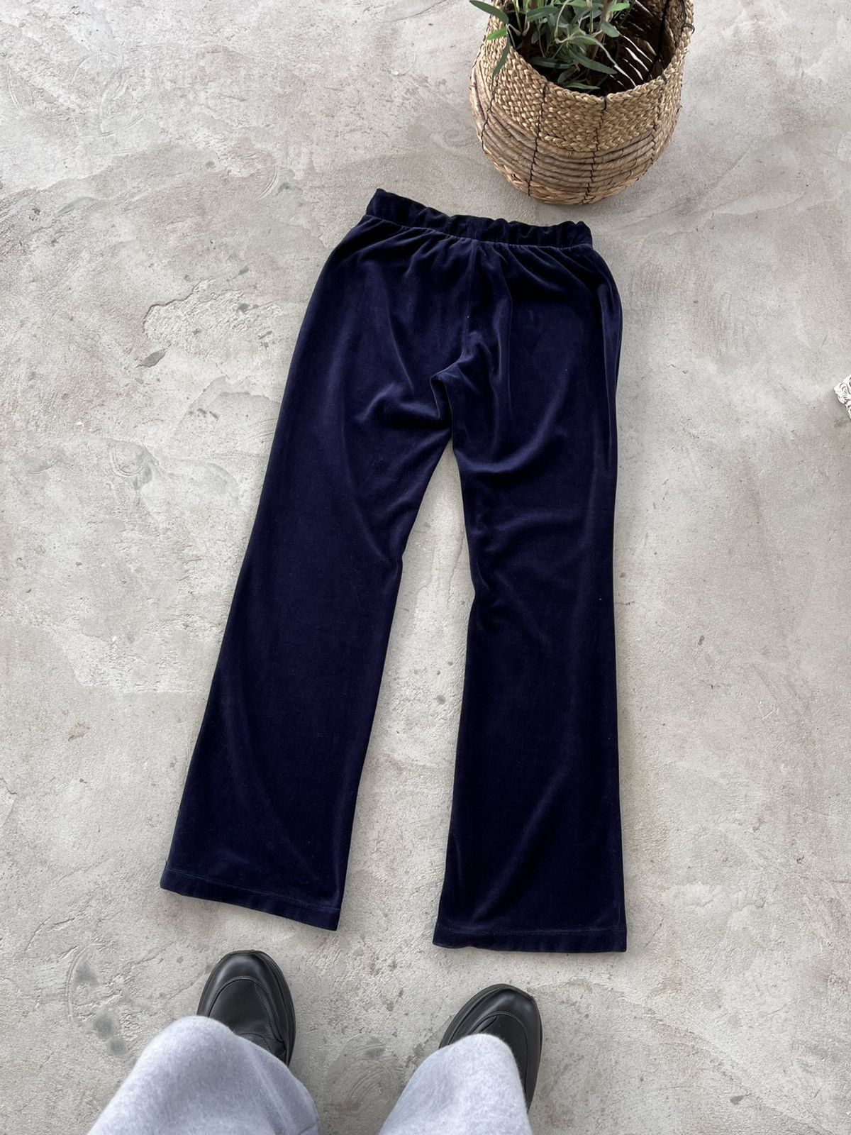 Juicy Couture Juicy Couture Velour Sweatpants Track Pants Blue Low Rise Size 32" / US 10 / IT 46 - 2 Thumbnail