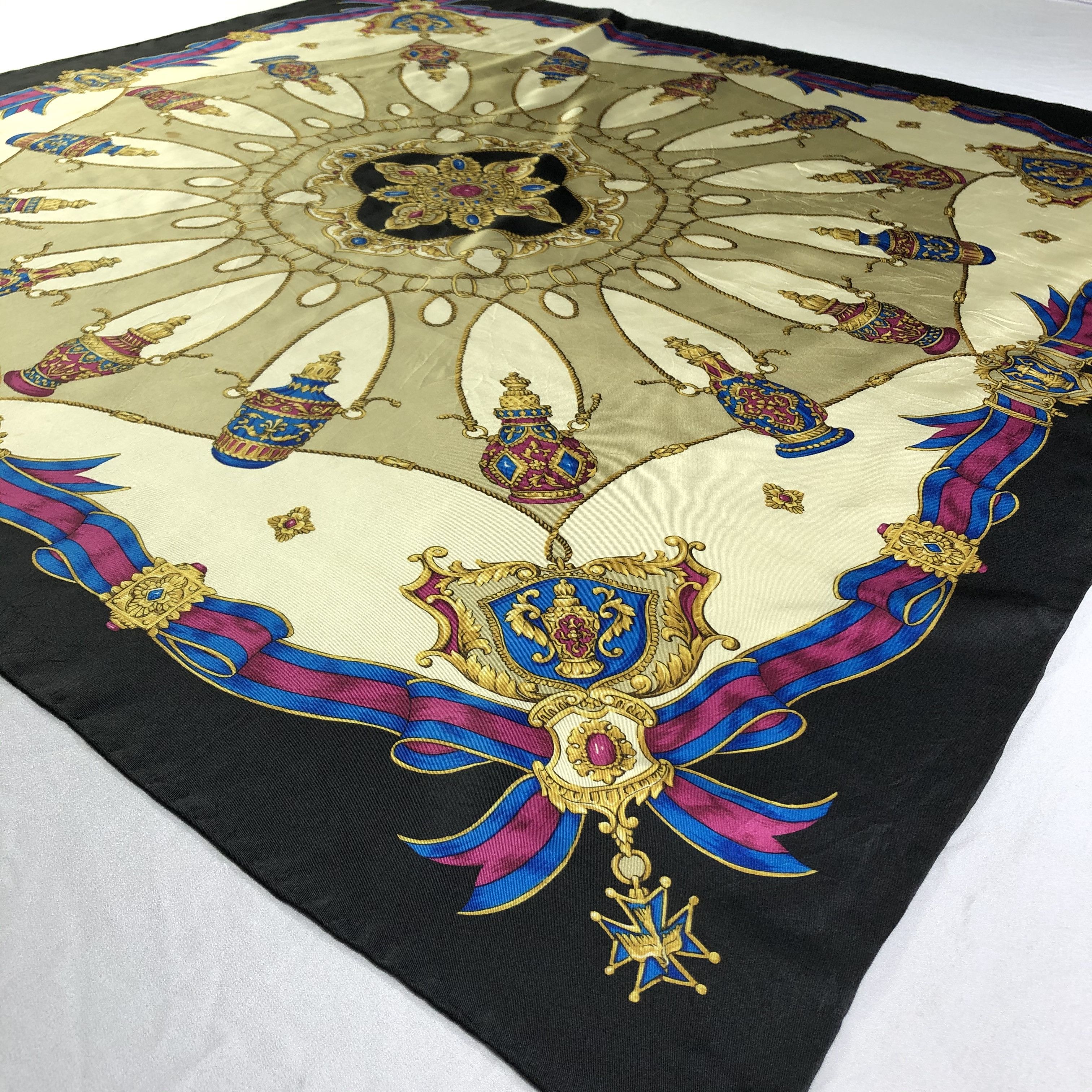 Vintage Vintage Silk Scarf Size ONE SIZE - 4 Thumbnail