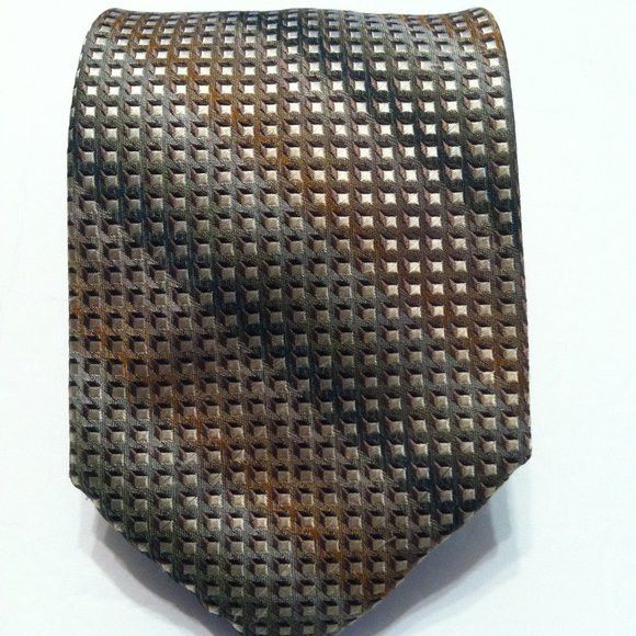 Kenneth Cole KENNETH COLE MEN'S NEW 100%SILK TIE WIDTH: 3 7/8" Size ONE SIZE - 2 Thumbnail
