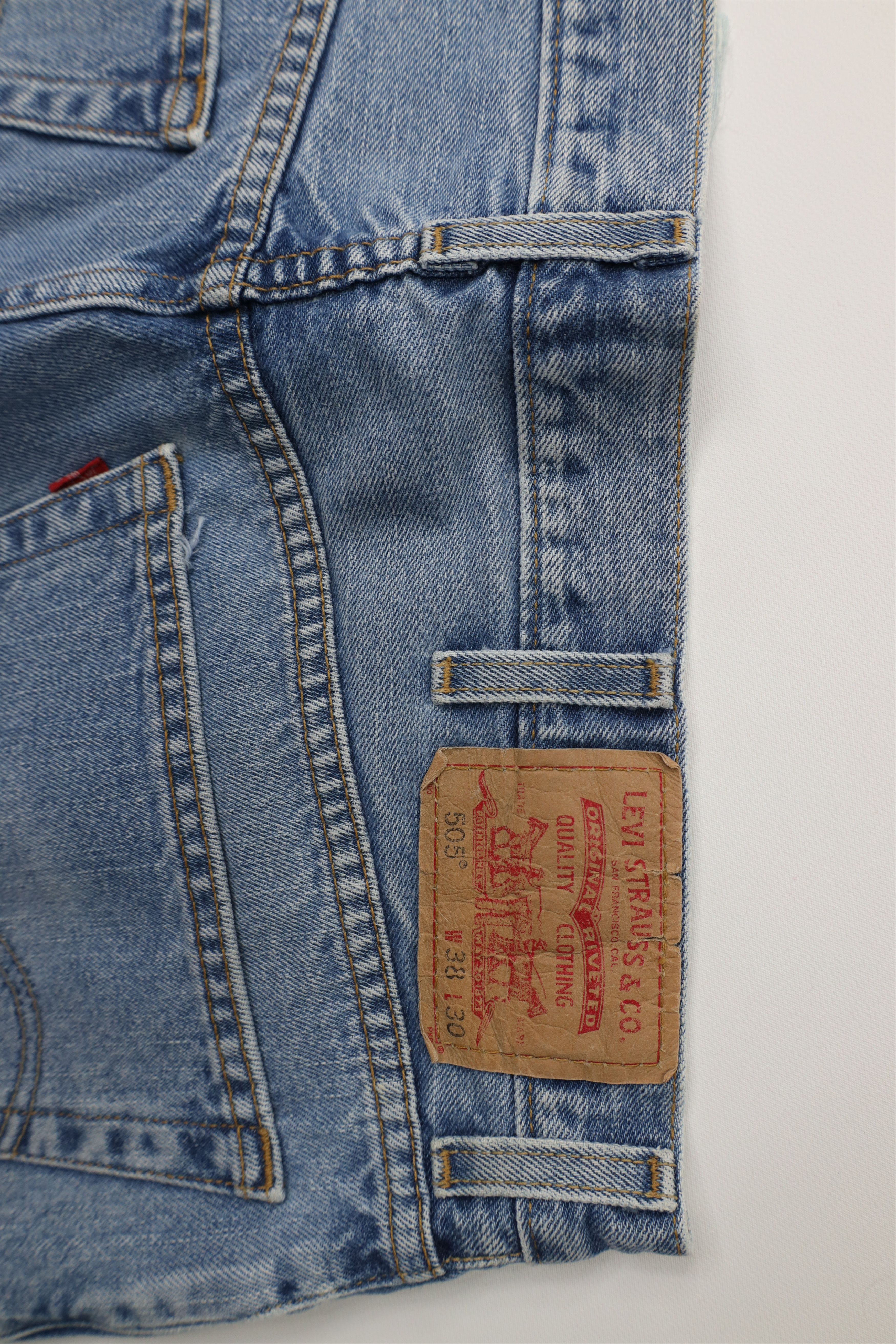 Levi's Vintage Y2K 2003 Levis 505 Regular Straight Leg Denim Jeans Size US 38 / EU 54 - 14 Thumbnail