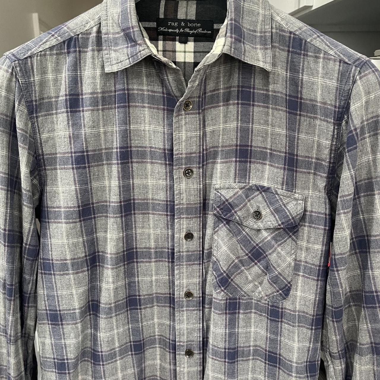 Rag & Bone Rag & Bone x Bergdorf Goodman Mixed Plaid Flannel Size US S / EU 44-46 / 1 - 3 Thumbnail