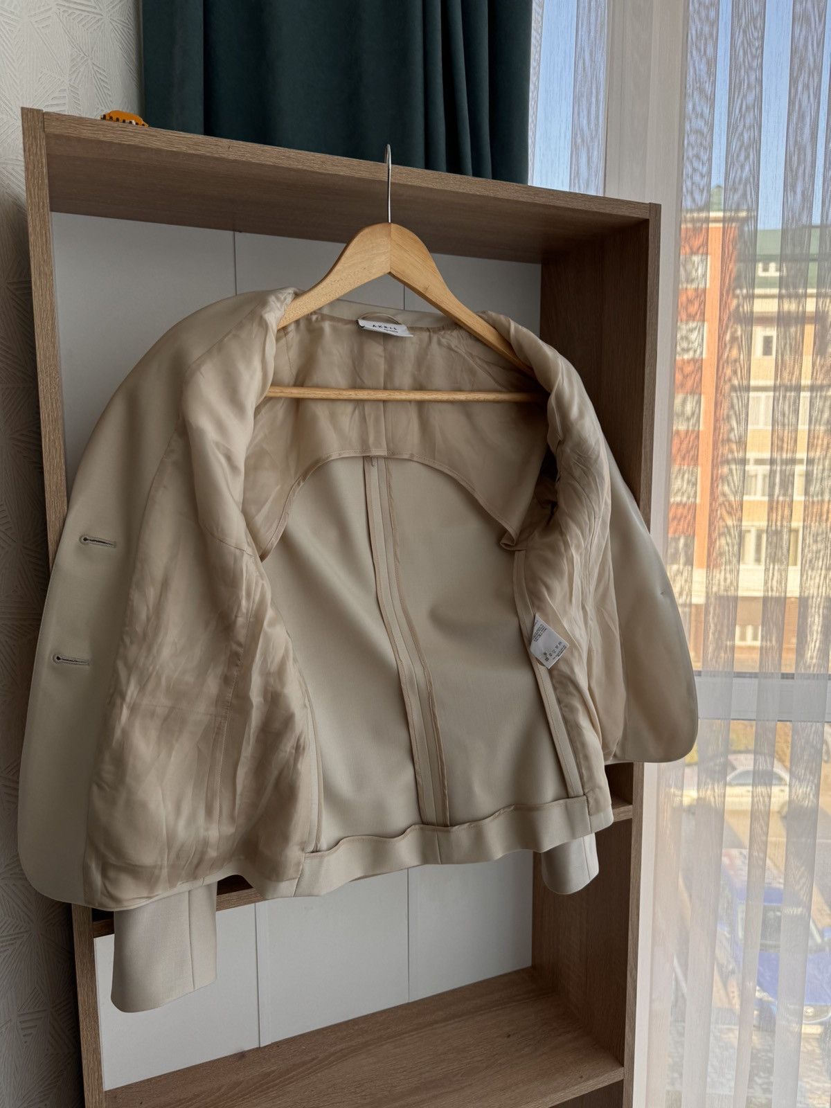 Akris × Vintage Vintage Akris Punto Royal Beige Wool 3-Pockets Luxury Blazer Size S / US 4 / IT 40 - 8 Thumbnail