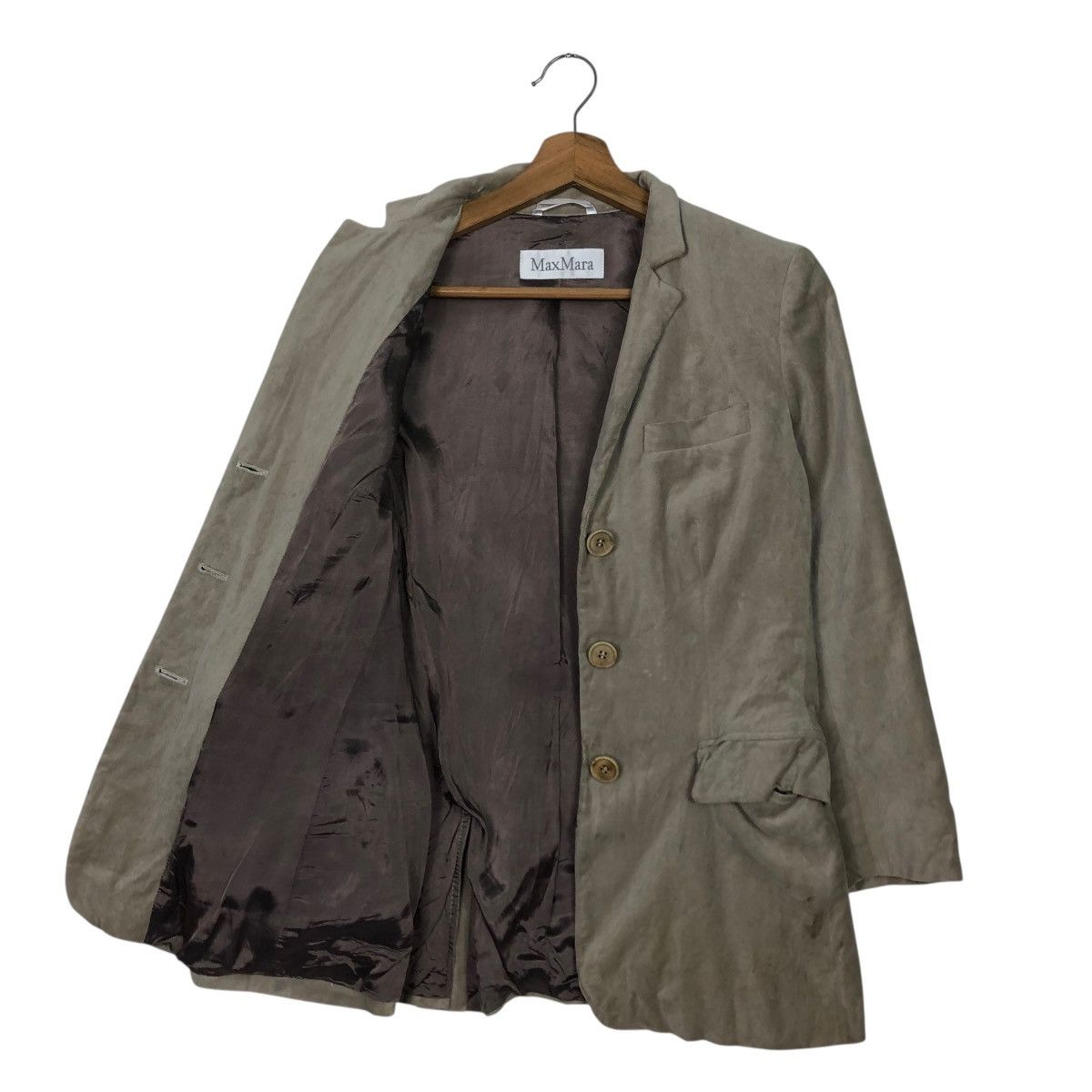 Vintage 🔥VINTAGE CHORE JACKET MAX MARA ITALY Size XS / US 0-2 / IT 36-38 - 13 Thumbnail