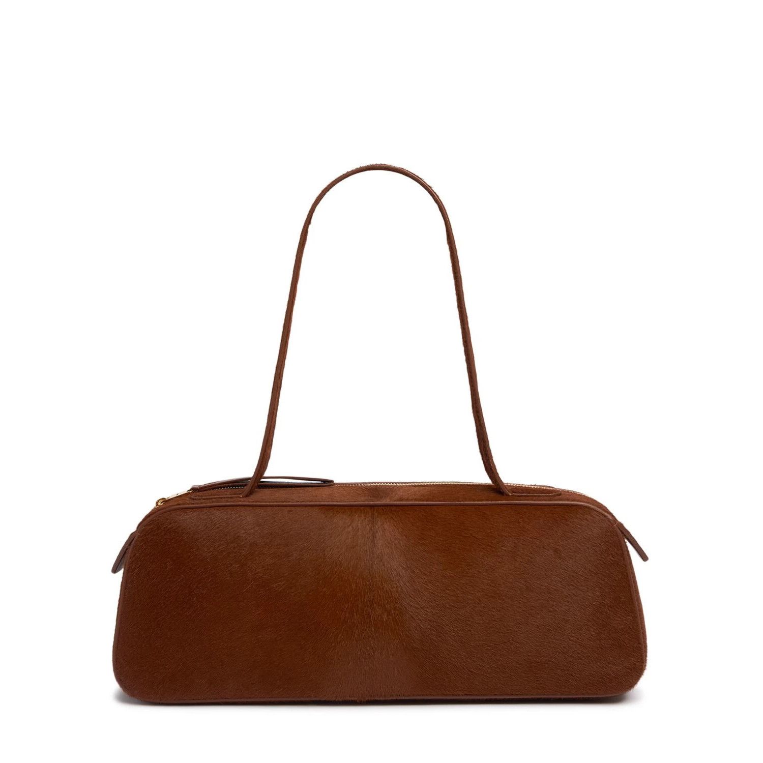 KHAITE KHAITE Simona $2600 Rust Brown Ponyhair Shoulder Bag New/Aut Size ONE SIZE - 1 Thumbnail