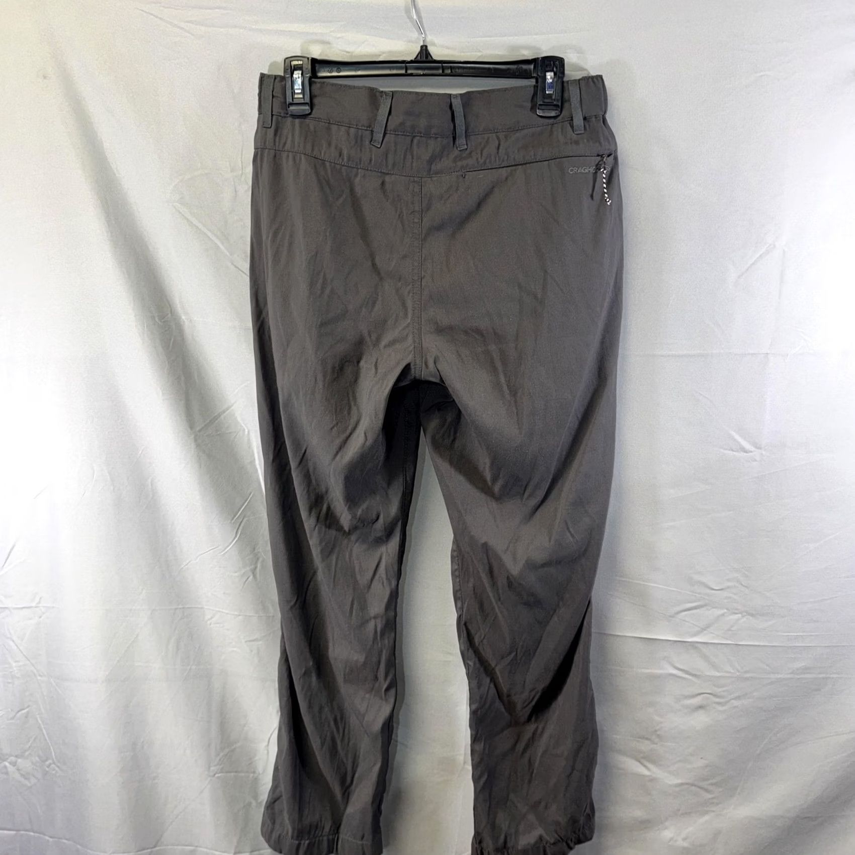 Vintage Craghoppers Pants Mens 30 Gray Hiking Zip Pocket Pockets Elastic Waist Travel Outdoor / Mindfully Made Size US 30 / EU 46 - 2 Thumbnail