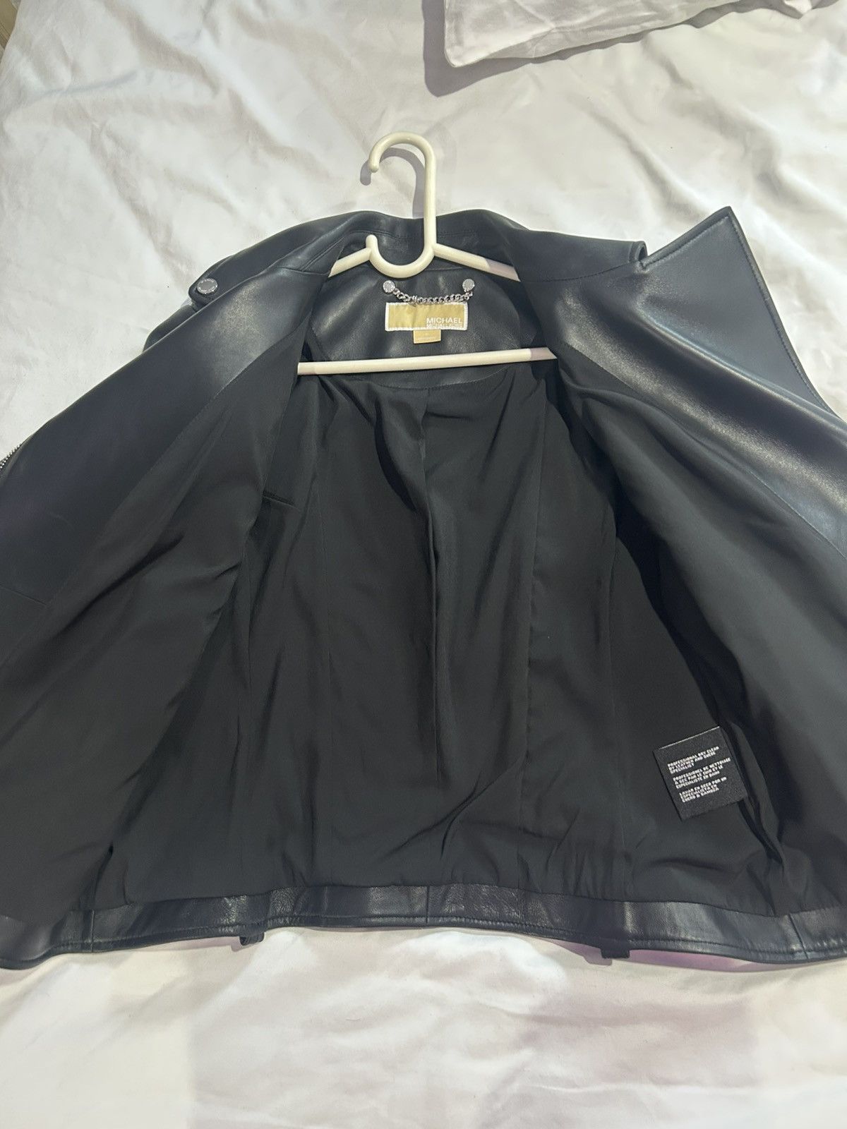 Michael Kors Michael Kors Leather Jacket Size M / US 6-8 / IT 42-44 - 4 Thumbnail