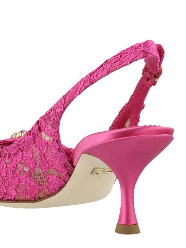 Dolce & Gabbana o1y0925 Spool Heel Pumps in Fuchsia Size US 6 / IT 36 - 4 Thumbnail