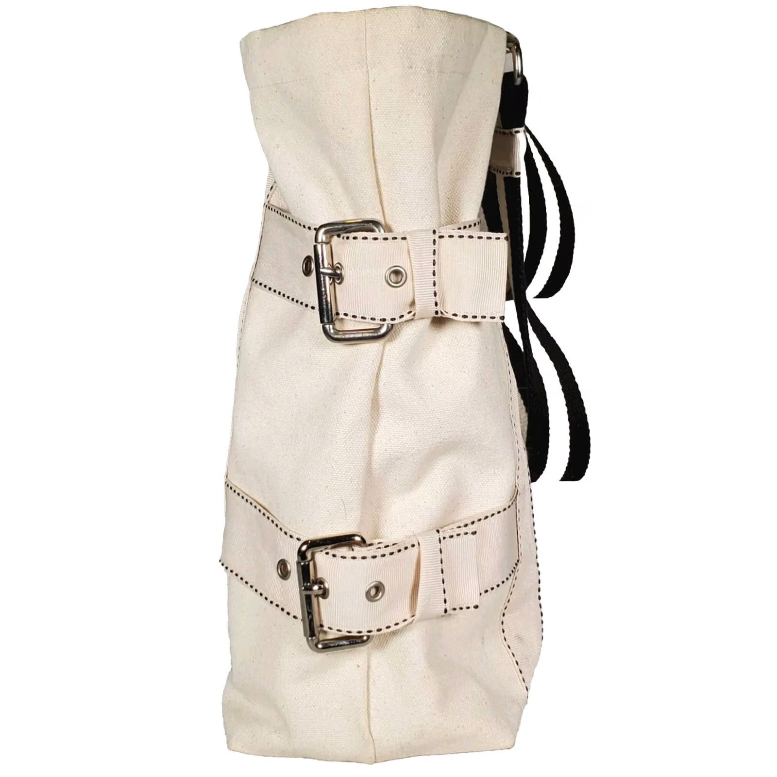 Vintage Rebecca Ray Canvas Tote Bag Equestrian Calendar October 1939 The Tho. D. Murphy Co. Womens Tote Medium Off-White Canvas Bag Size ONE SIZE - 5 Thumbnail