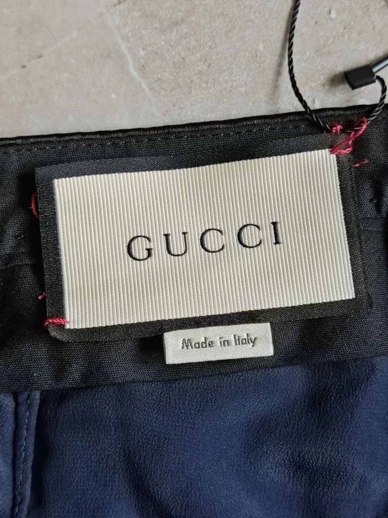 Gucci Gucci Blue lace trousers Size 27" / US 4 / IT 40 - 3 Thumbnail