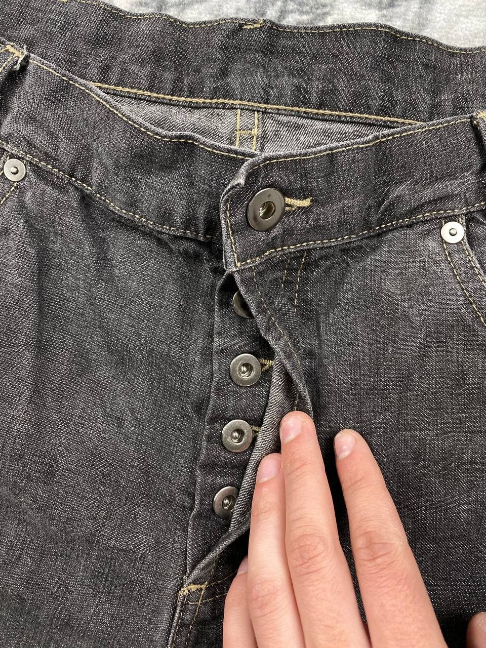 Yves Saint Laurent Vintage Yves Saint Laurent Baggy Jeans YSL Big Logo Men Size US 36 / EU 52 - 8 Thumbnail