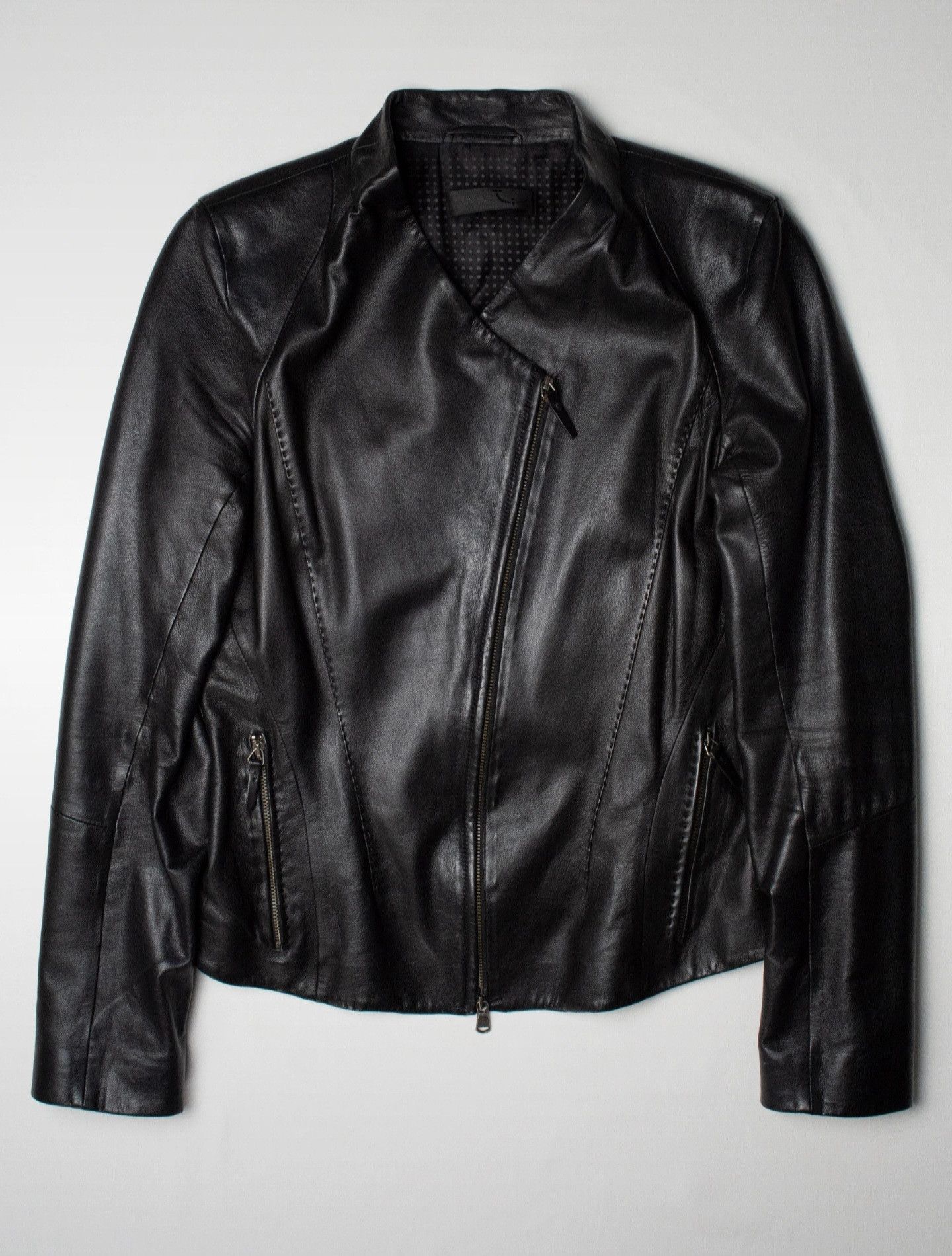 Other Archival VSP by Vespucci – Black Lambskin Moto Jacket Size S / US 4 / IT 40 - 12 Thumbnail