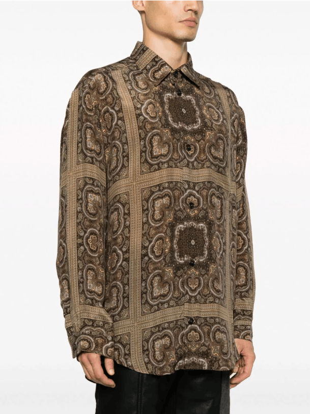 Nanushka BNWT AW23 NANUSHKA SEBAS PAISLEY SHIRT M Size US M / EU 48-50 / 2 - 1 Thumbnail