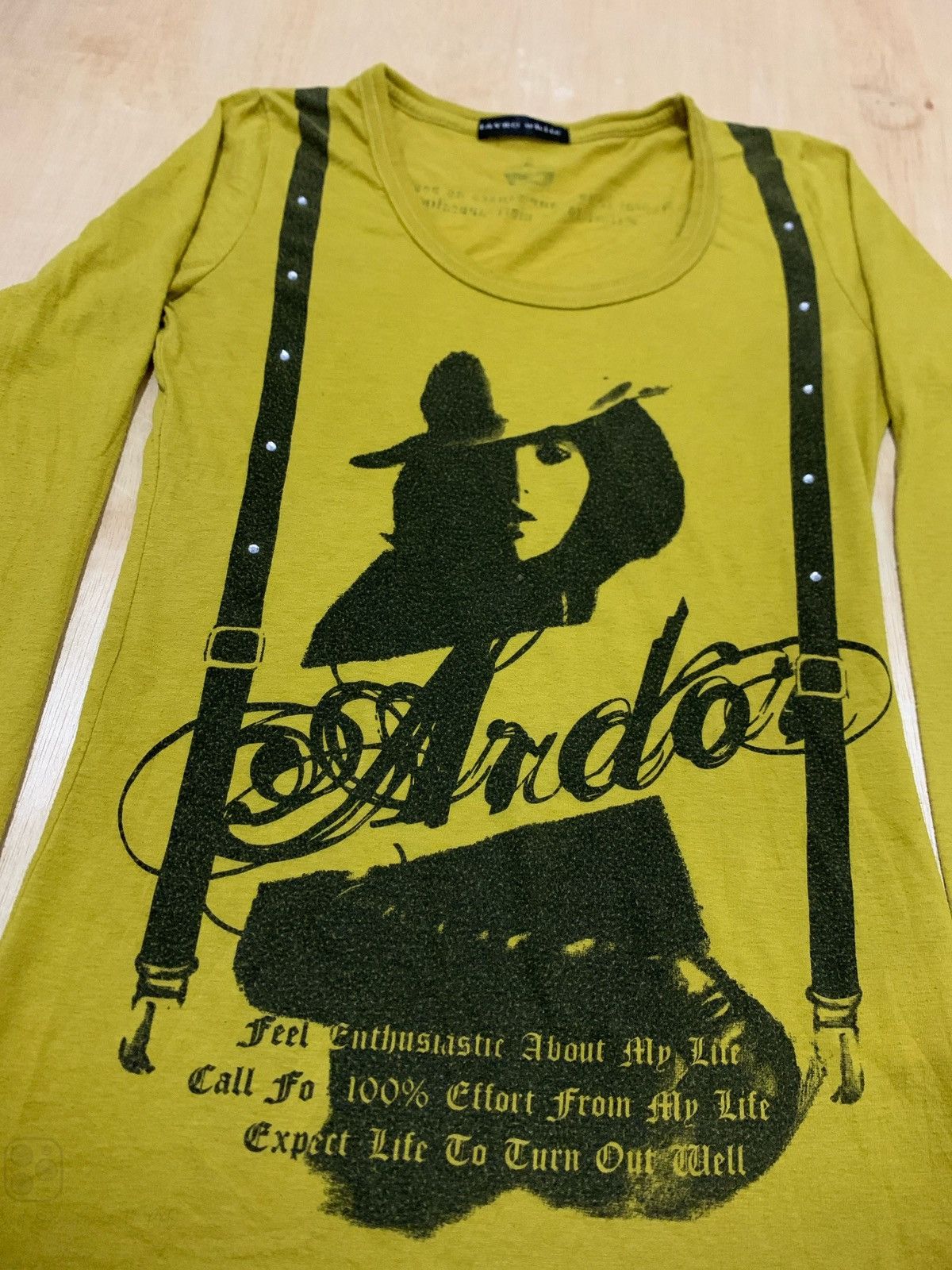 Japanese Brand Y2k Jayro White Hysteric Glamour Style Longsleeve Size ONE SIZE - 6 Thumbnail
