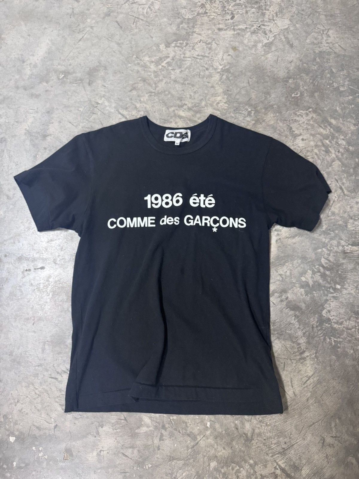 COMME des GARCONS Tシャツ 1986 été COMME DES GARCONS 1986 Ete Reprint Tee •Years: AD2020 •Size