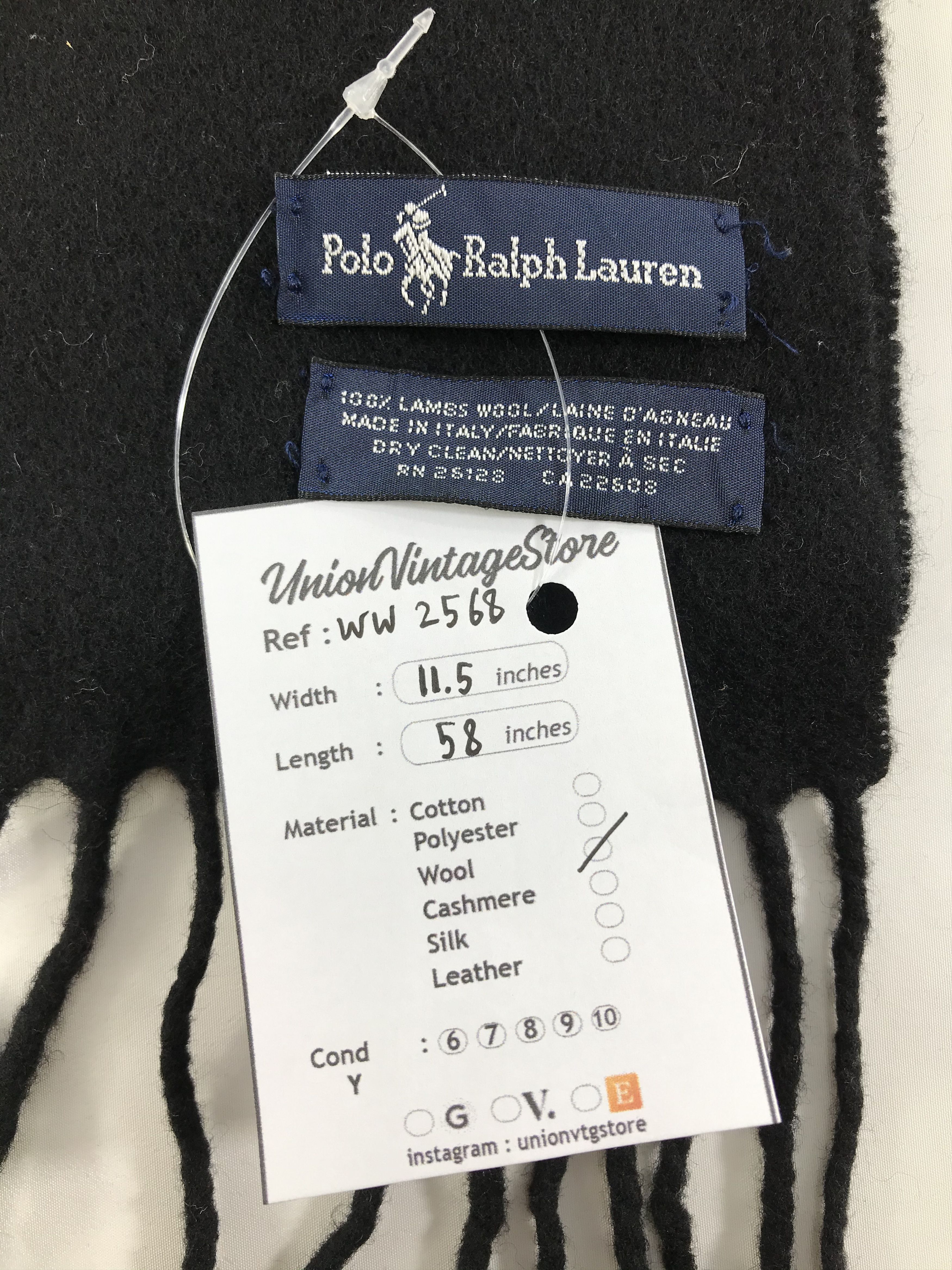 Polo Ralph Lauren × Vintage Polo Ralph Lauren Scarf / Muffler / Neckwear - WW2568 Size ONE SIZE - 5 Thumbnail