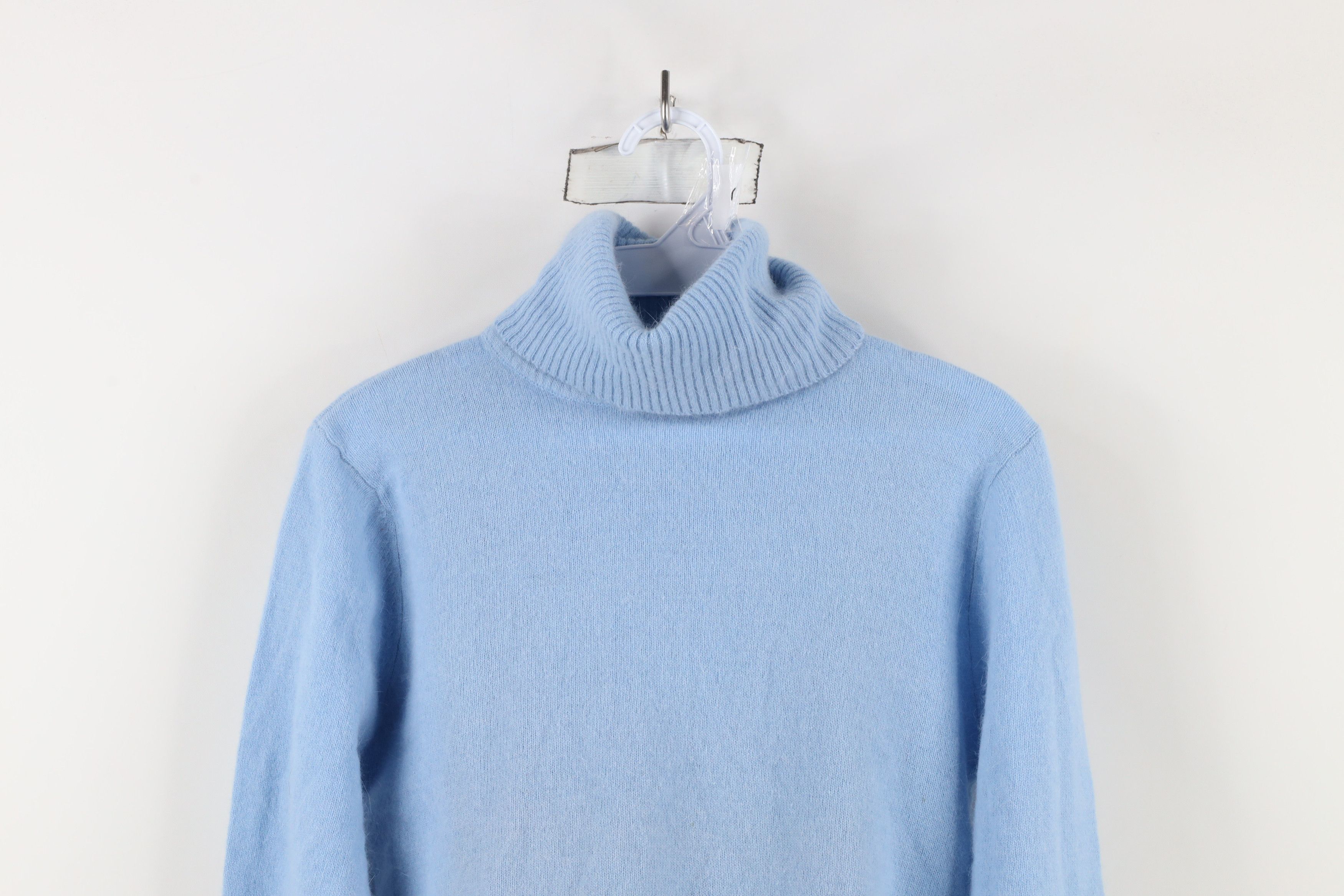 Vintage Deadstock Vintage 70s Streetwear Angora Turtleneck Sweater Size M / US 6-8 / IT 42-44 - 2 Thumbnail