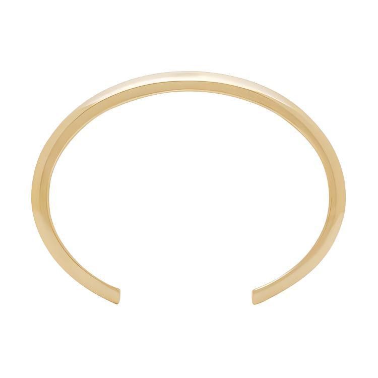Saint Laurent Paris o1bcso1str0226 Size:M/Double Ridge Cuff in Golden Size ONE SIZE - 1 Preview