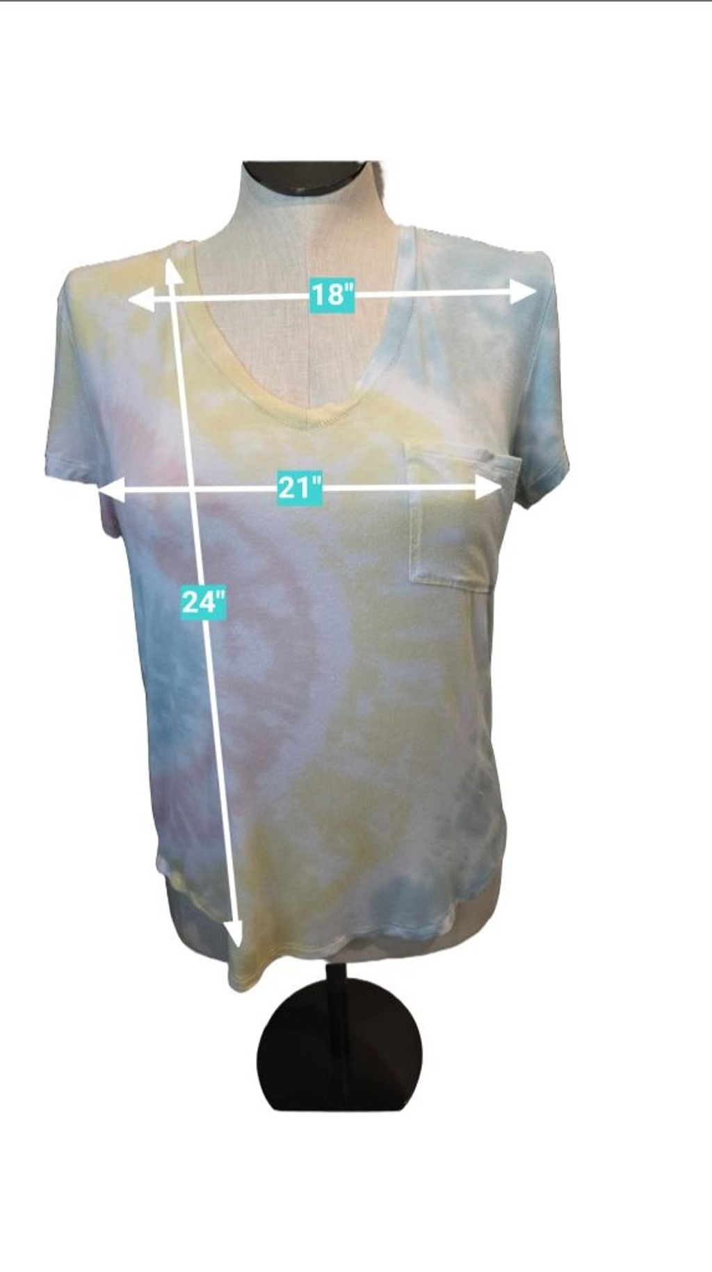 American Eagle Outfitters American Eagle T-shirt Multi-color Tie Dye V-neck Small Size M / US 6-8 / IT 42-44 - 4 Thumbnail