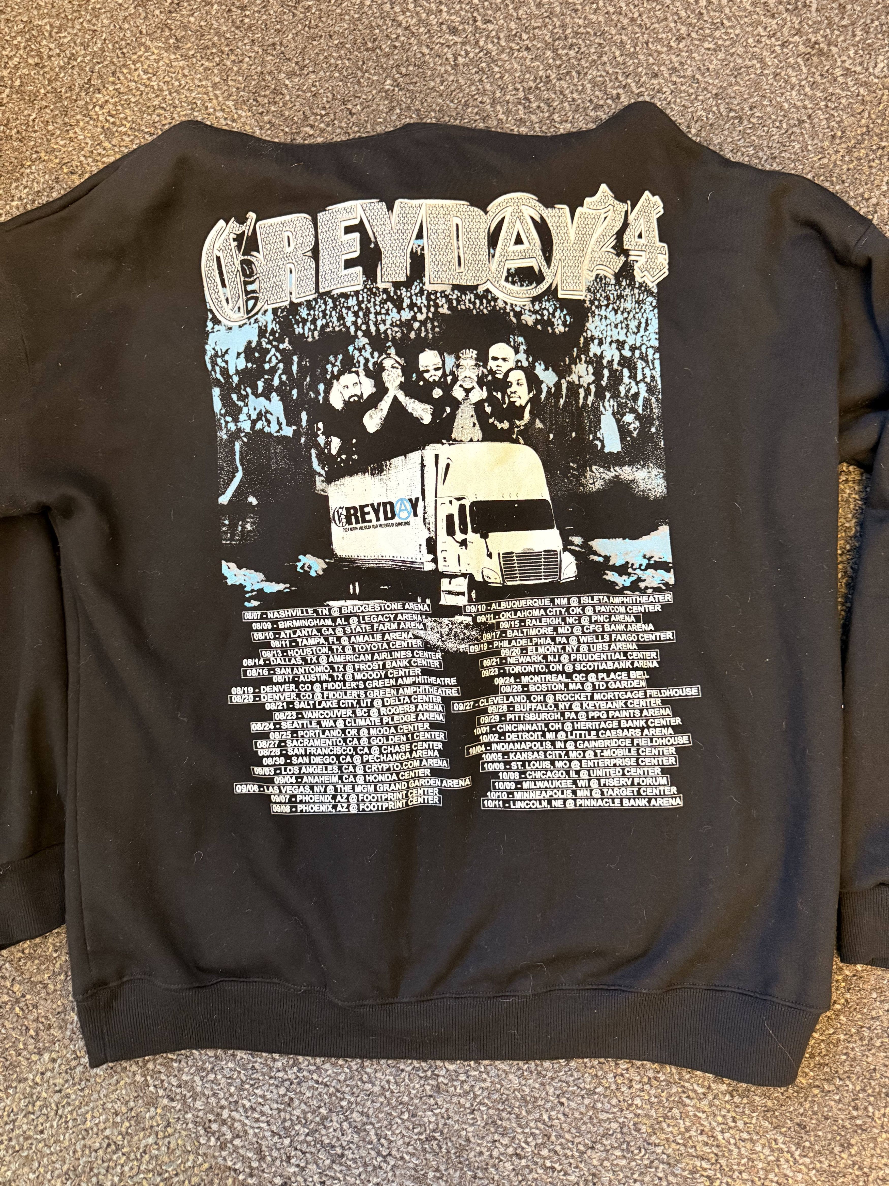 G59 Records $uicideBoy$ G59 GreyDay 2024 Tour Hoodie - Size 3X Size US XXL / EU 58 / 5 - 4 Thumbnail