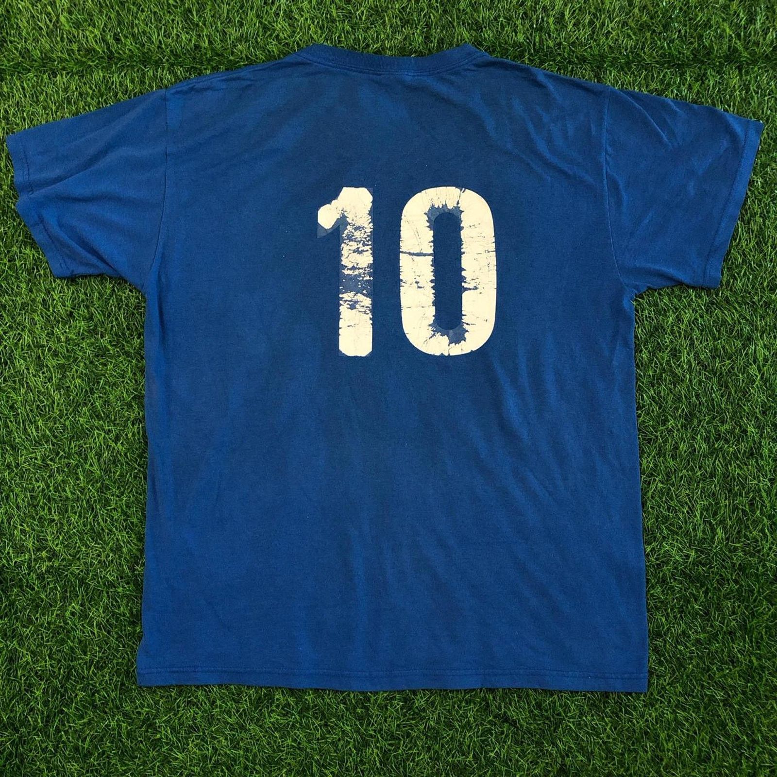 Hanes Men’s Blue AAFC Graphic Number Tee Size US L / EU 52-54 / 3 - 2 Thumbnail