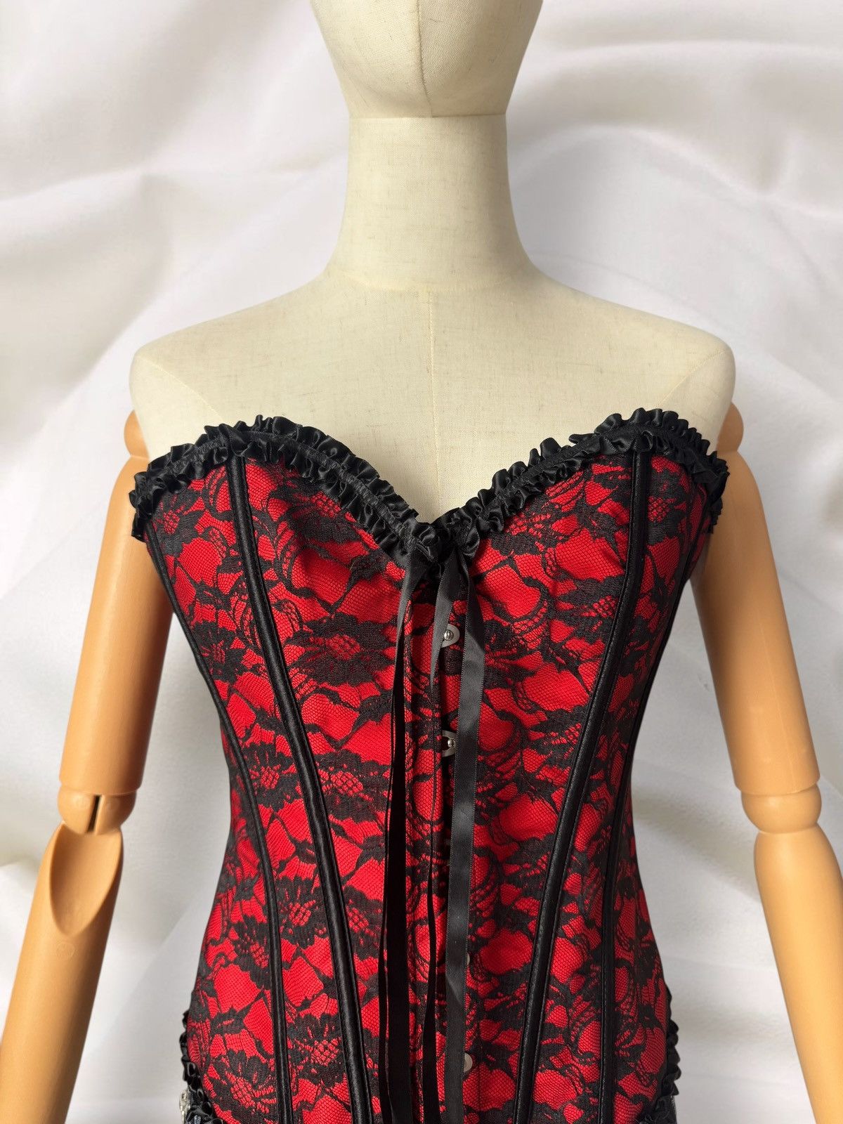Hysteric Glamour Y2K Romantic Super Sexy Lace Details Corset Top Size M / US 6-8 / IT 42-44 - 3 Thumbnail