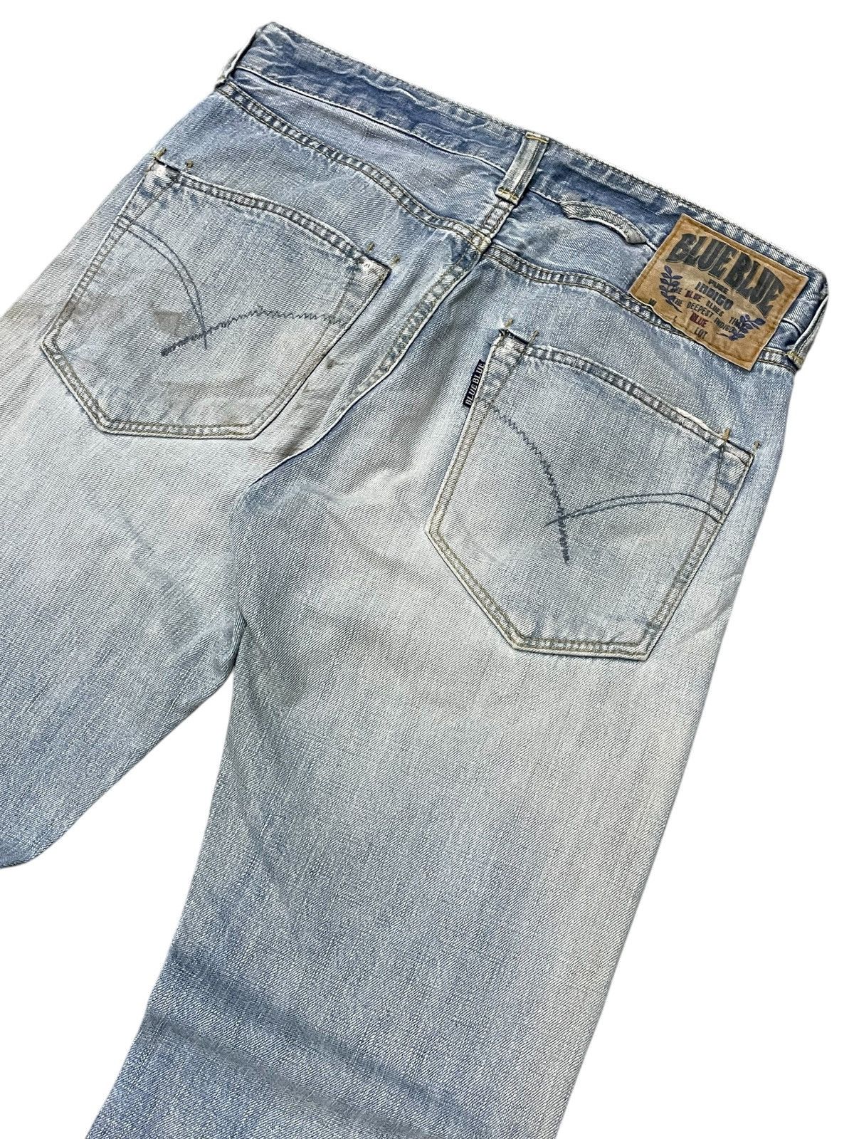 Blue Blue Japan Blue Blue Japan Light Indigo Wash Faded Jeans Size US 30 / EU 46 - 12 Thumbnail