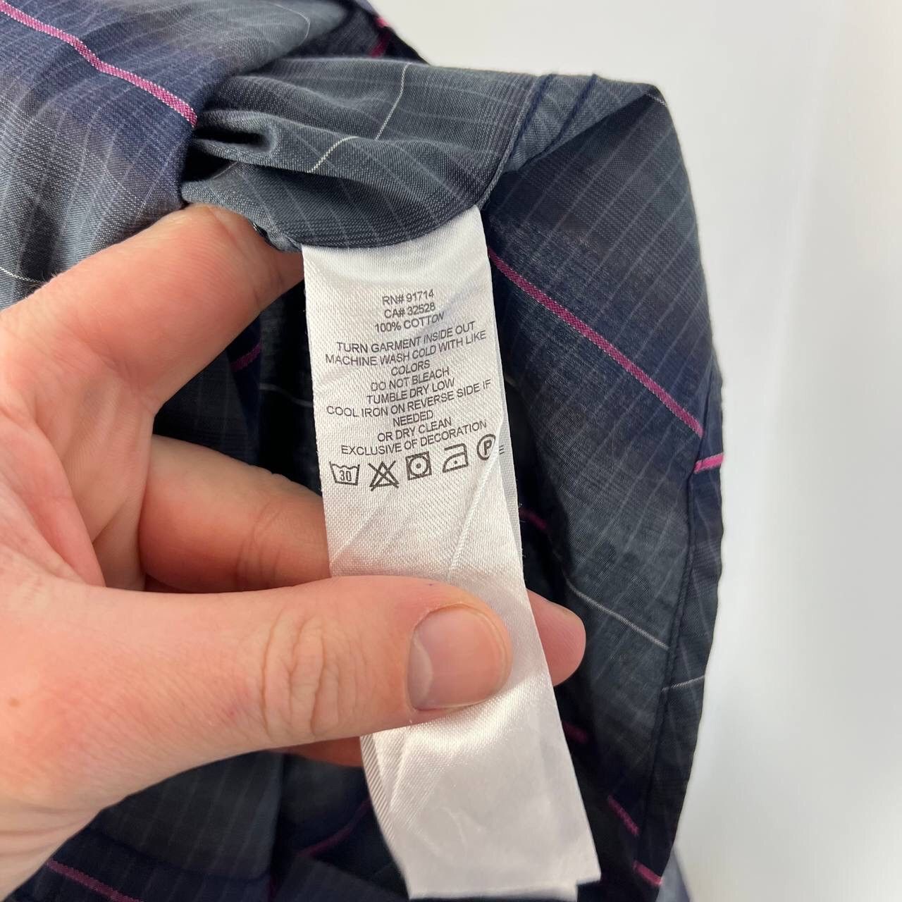 Armani Exchange Armani Exchange Vintage Shirt Button Up Striped Size US XXL / EU 58 / 5 - 5 Thumbnail