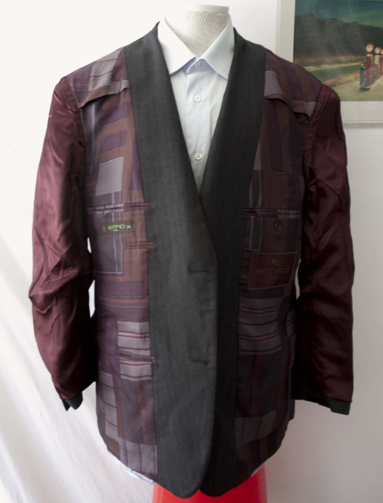 Etro Etro Milano Jacket Sport Coat Size 54 /42US Herringbone Size 42R - 3 Thumbnail