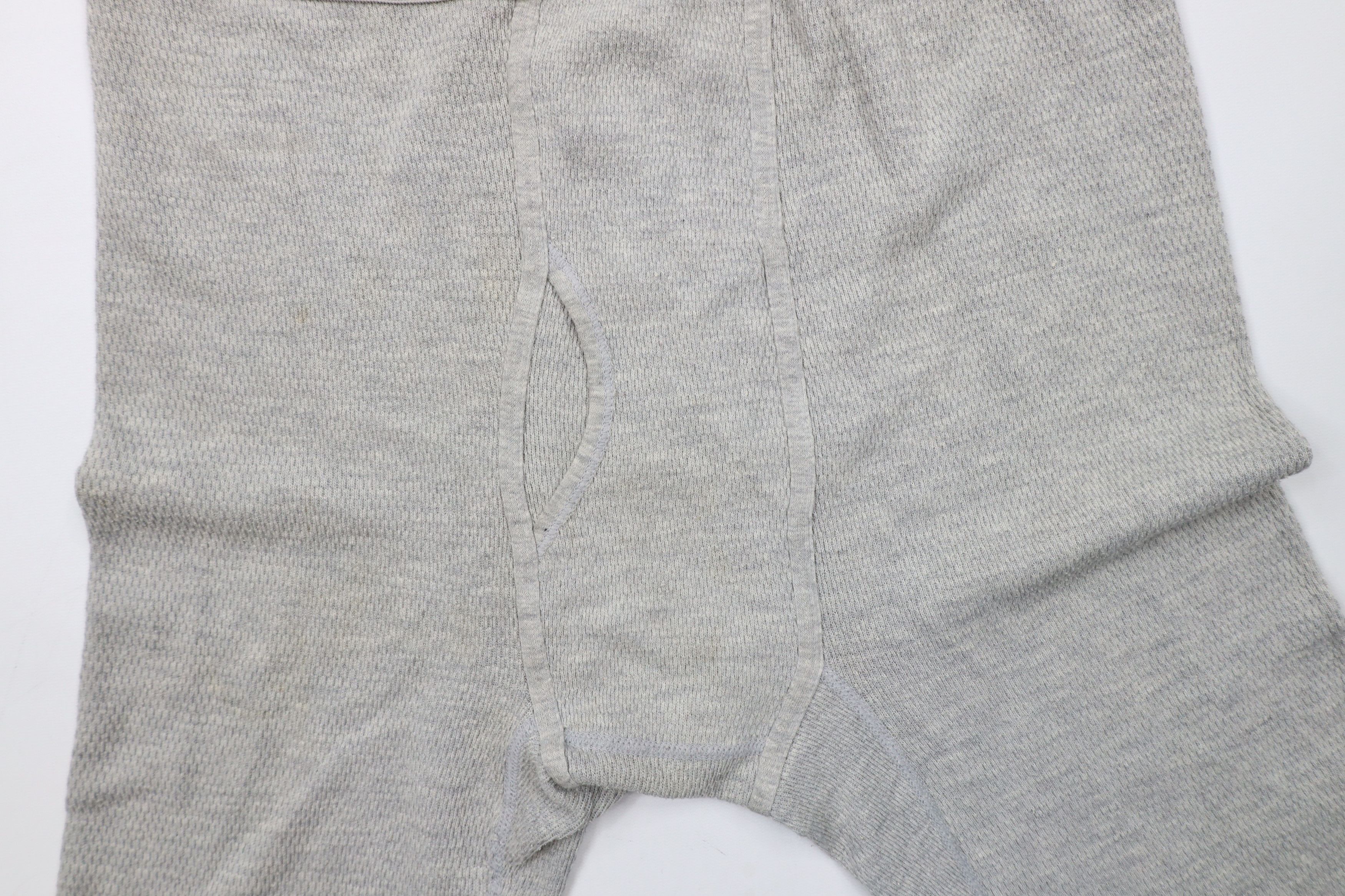 Hanes × Vintage Vintage 70s 80s Hanes Waffle Knit Base Layer Pants USA Size US 38 / EU 54 - 5 Thumbnail