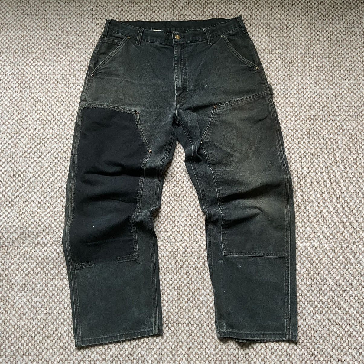 Carhartt × Vintage B01 BLK Carhartt Double Knee Size US 35 - 1 Thumbnail