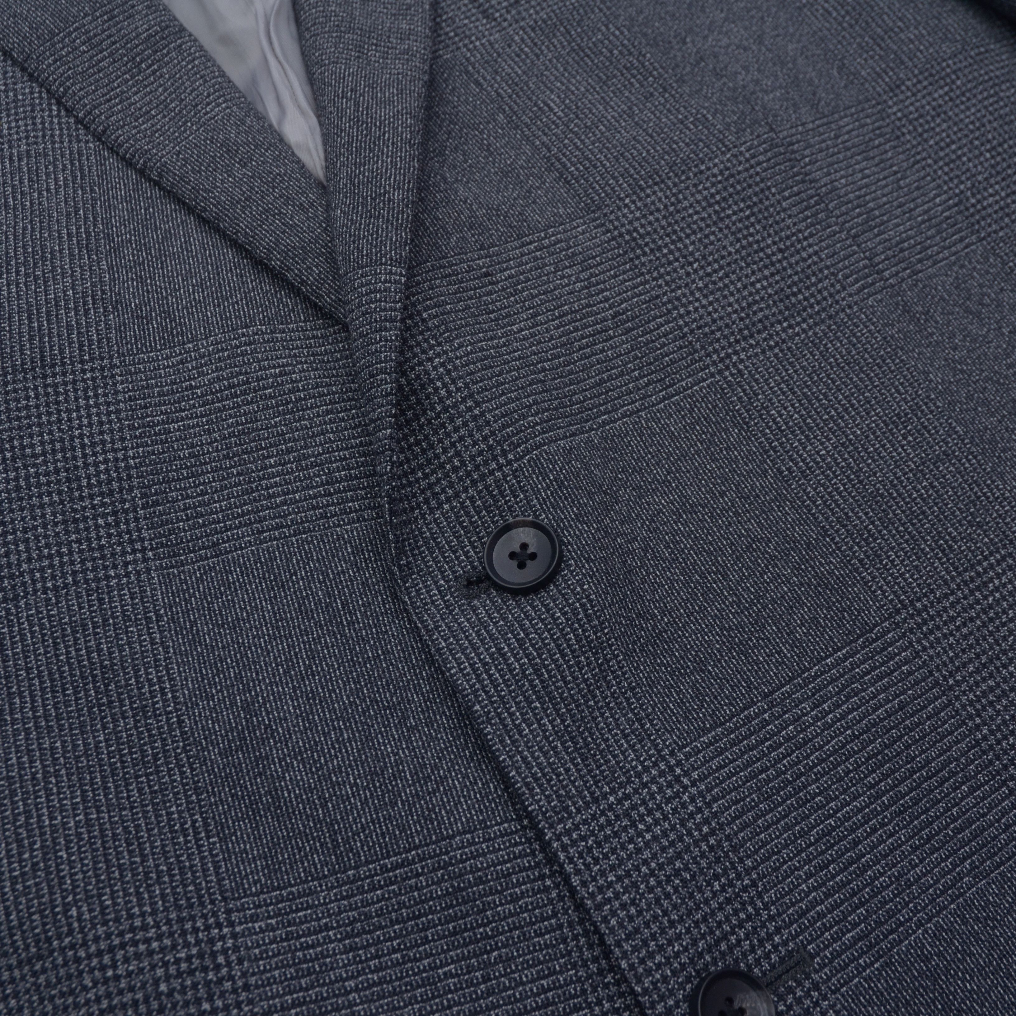 Ermenegildo Zegna Ermenegildo Zegna Tailored Fit Blazer size 58 Gray Check Size 54R - 5 Thumbnail