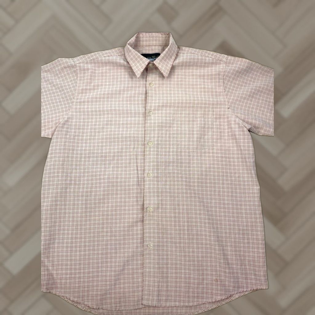 Billabong Billabong Red Plaid Button Down Short Sleeve T Shirt L Mens Regular Size Red Plaid Pattern 3083 Size US L / EU 52-54 / 3 - 1 Thumbnail