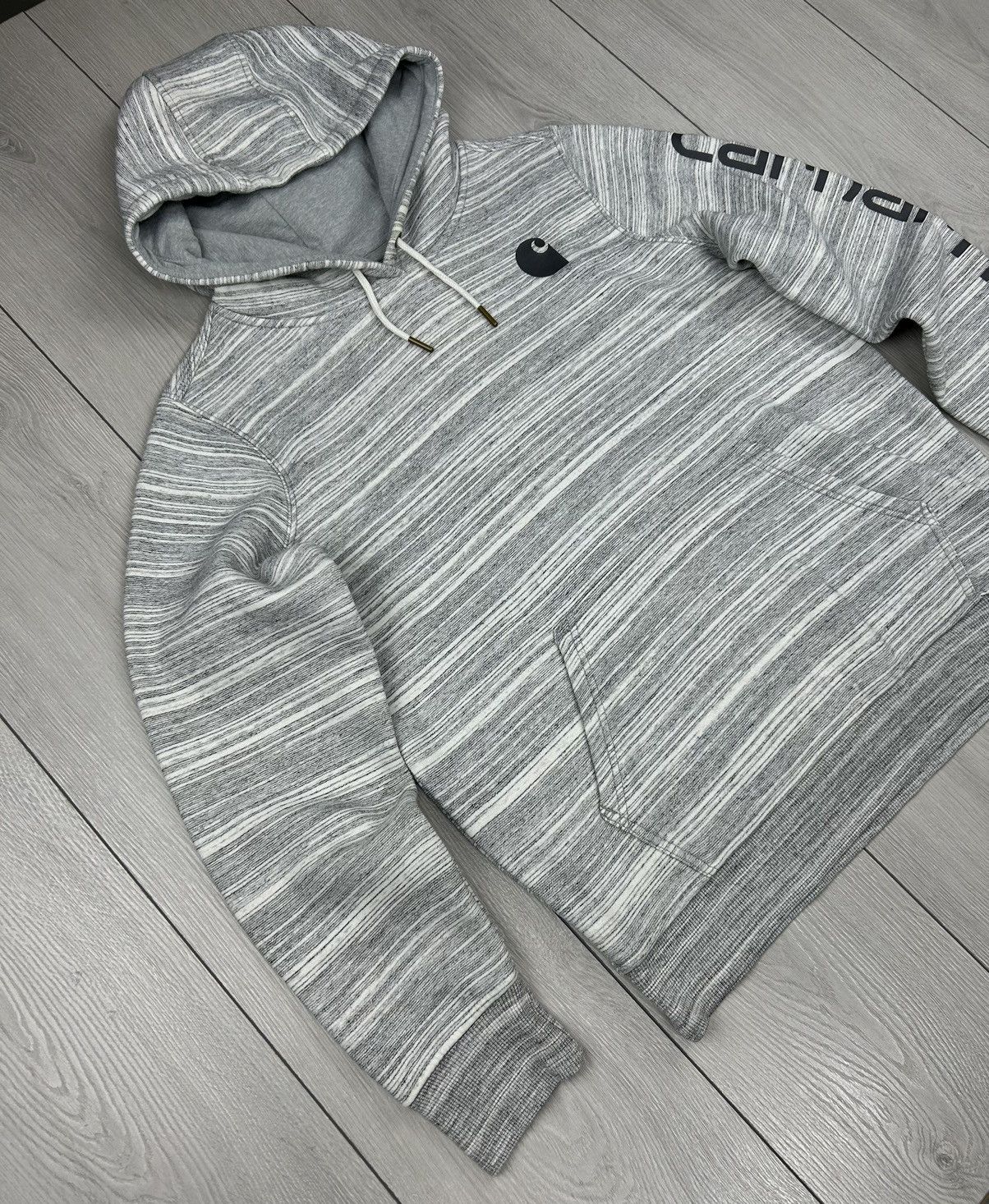 Carhartt × Vintage Carhartt Vintage Hoodie Grey Size S - M Size US S / EU 44-46 / 1 - 3 Thumbnail