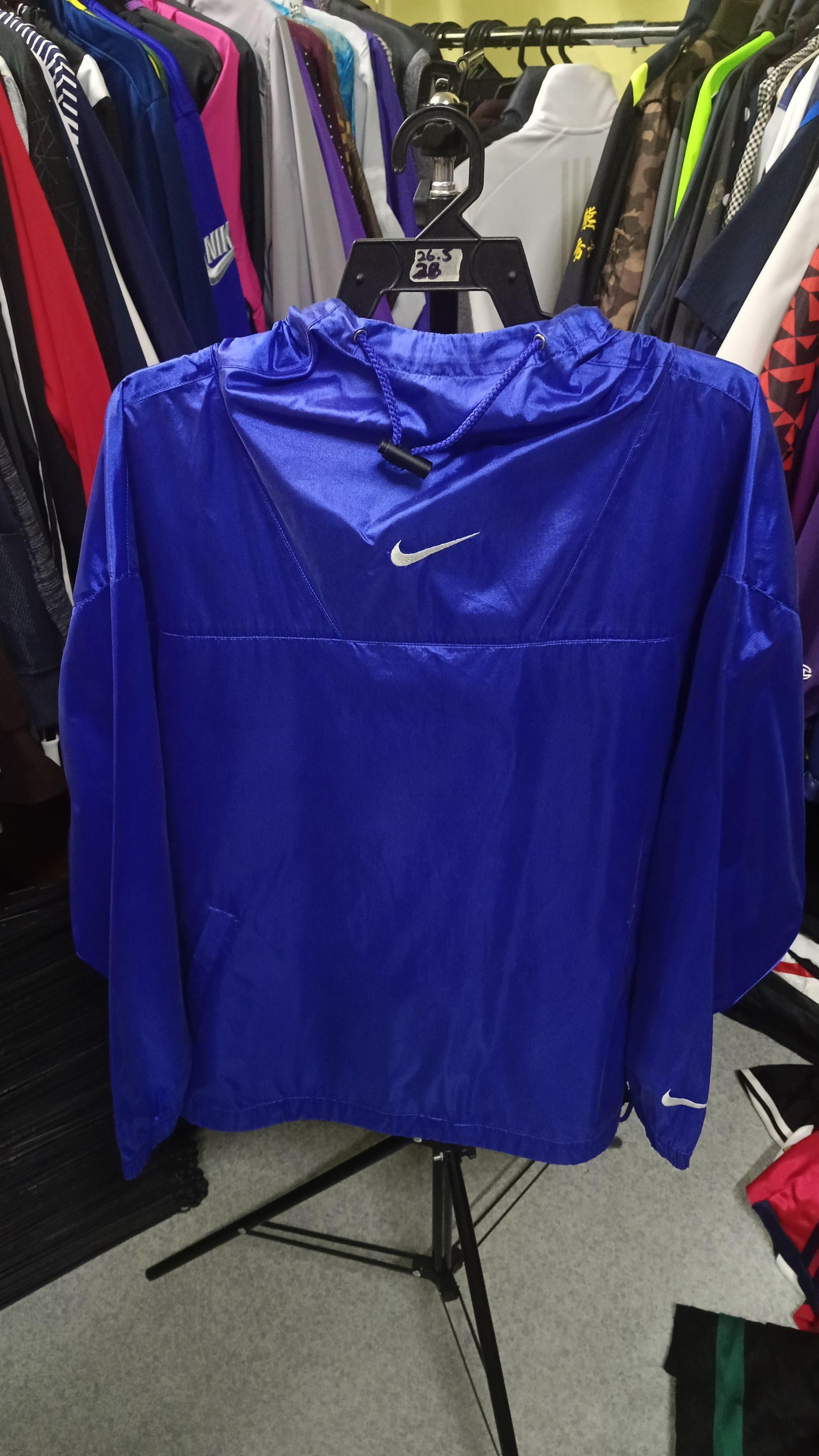 Nike × Vintage 🔥 Vintage Nike Hooded Windbreaker Pullover Size US L / EU 52-54 / 3 - 1 Thumbnail