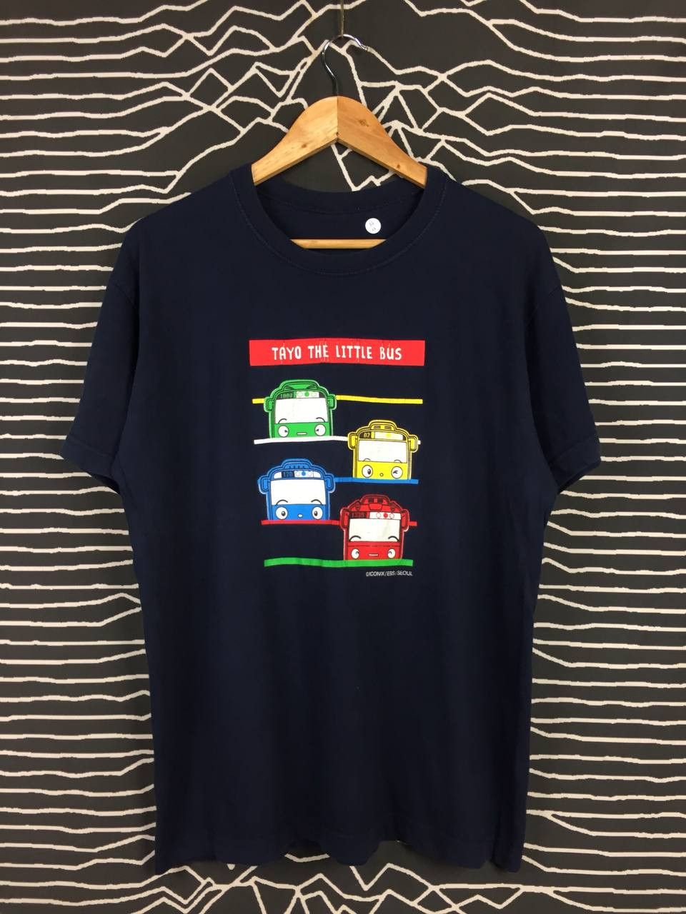 Anime × Cartoon Network × Vintage Tayo The Little Bus Korean 3D Animated TV Series Tee Size US L / EU 52-54 / 3 - 2 Thumbnail