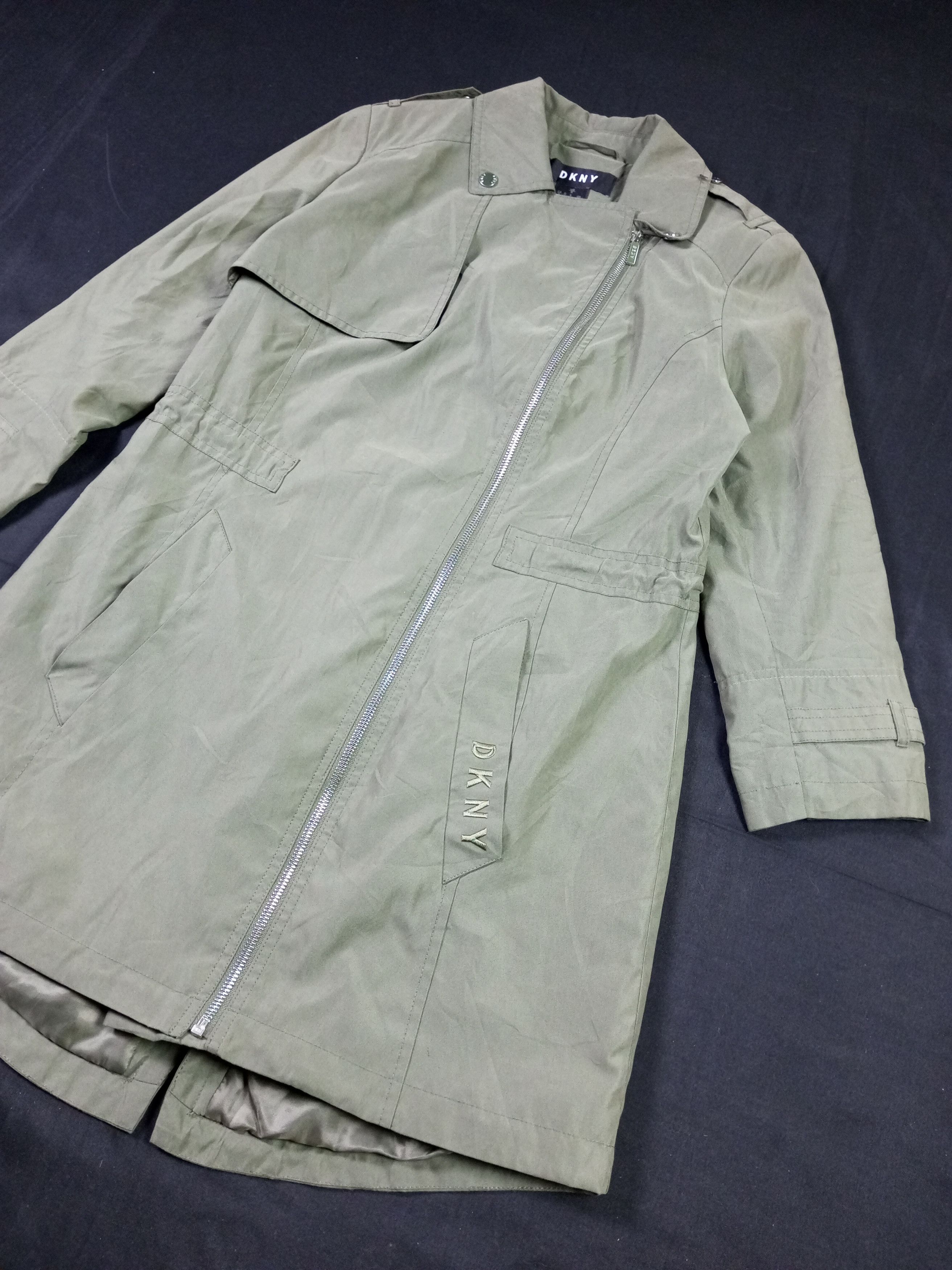 DKNY × Donna Karan Vintage DKNY Donna Karan Fish Tail Parka Jacket Size US S / EU 44-46 / 1 - 2 Thumbnail