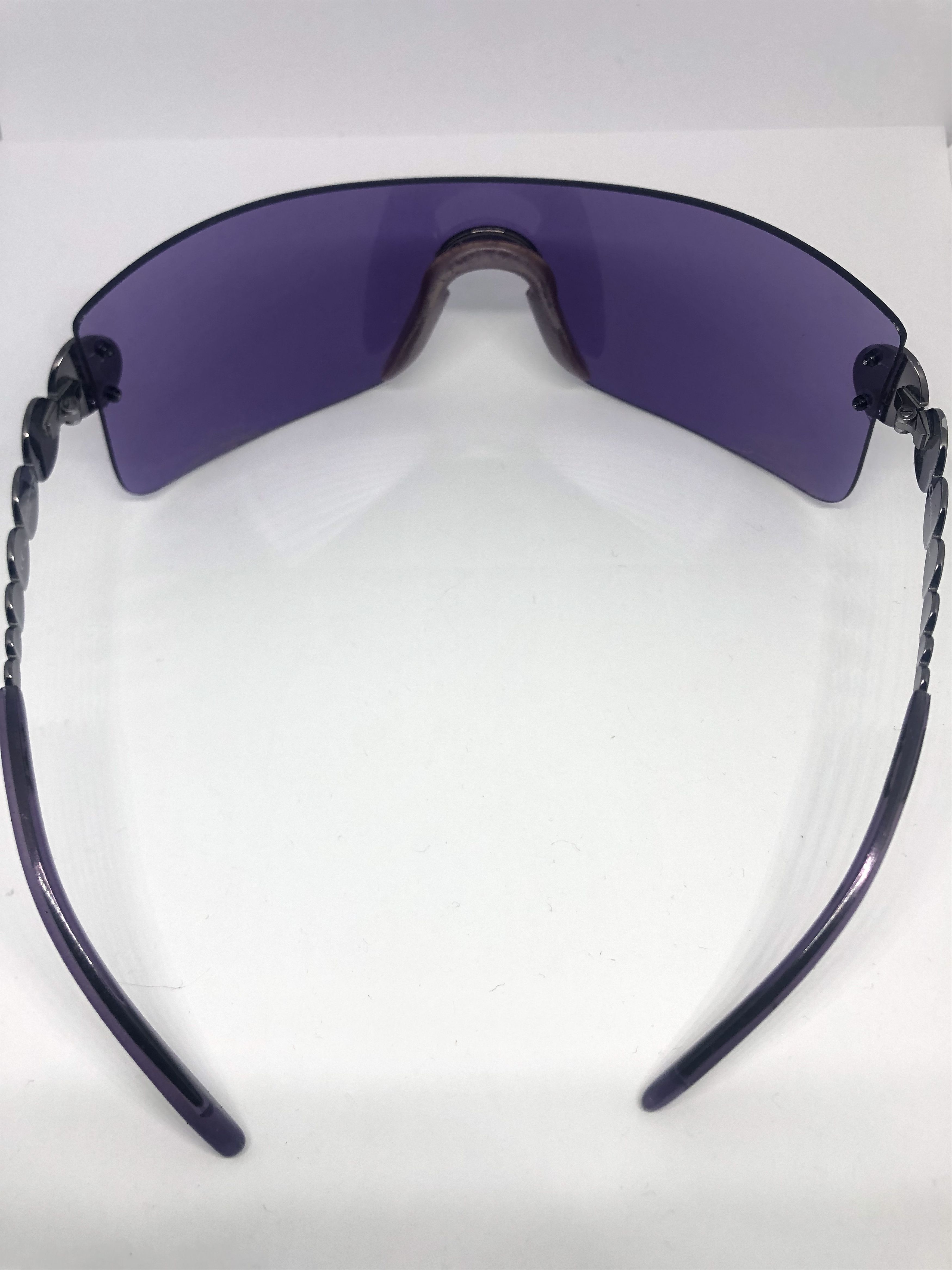 Chanel Authentic Christian Dior Purple Visor Millenium Sunglasses Size ONE SIZE - 7 Thumbnail